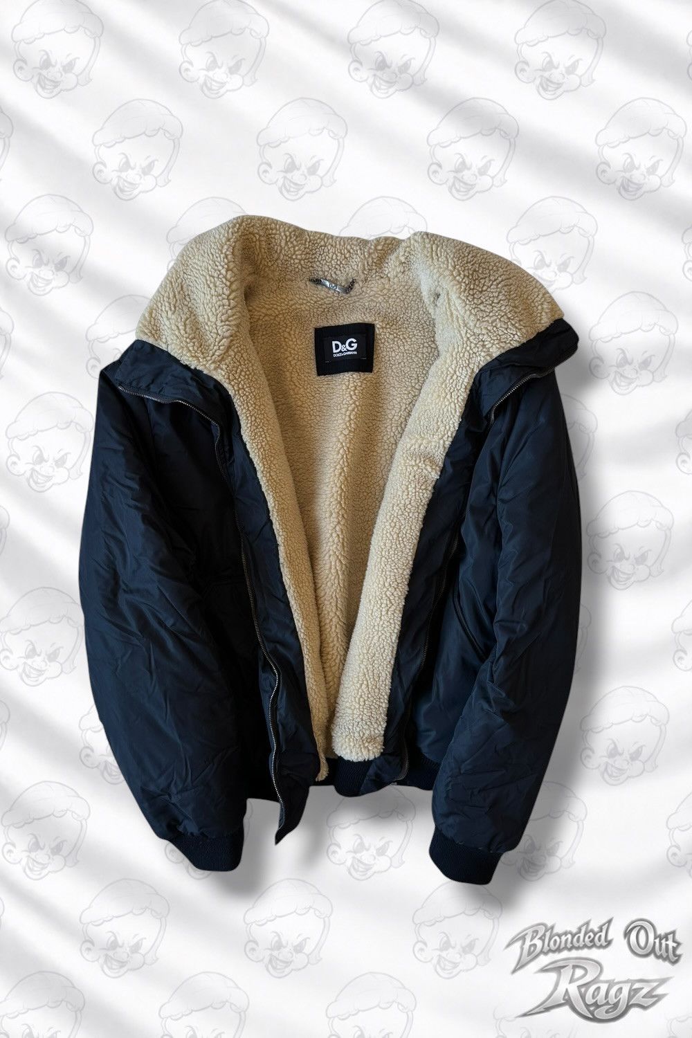 Dolce & Gabbana FW04 Dolce & Gabanna Coca Cola Archive Sherpa Puffer Jacket Size US XL / EU 56 / 4 - 2 Thumbnail