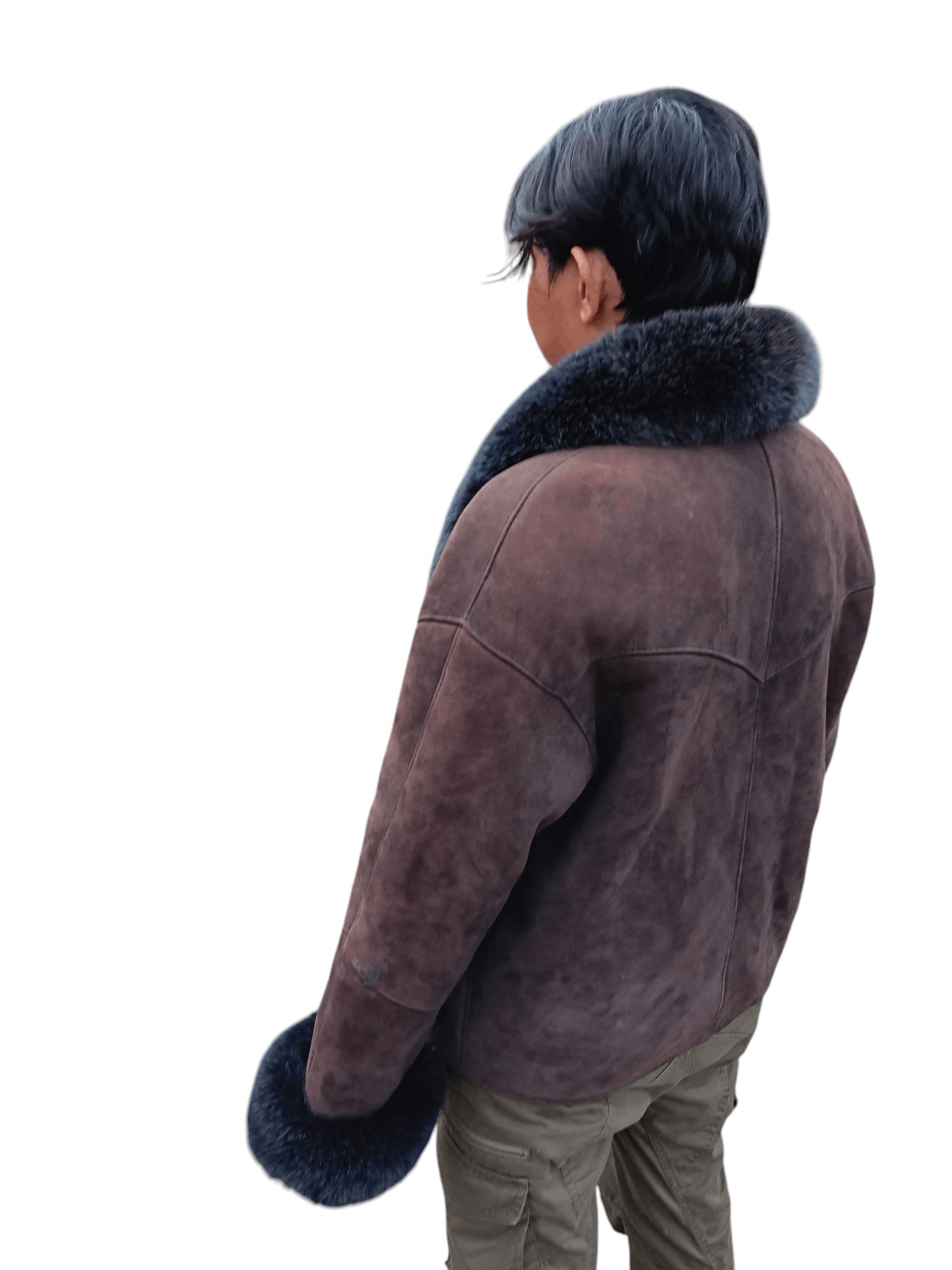 MOBA Sheep skin shearling fur coat jacket