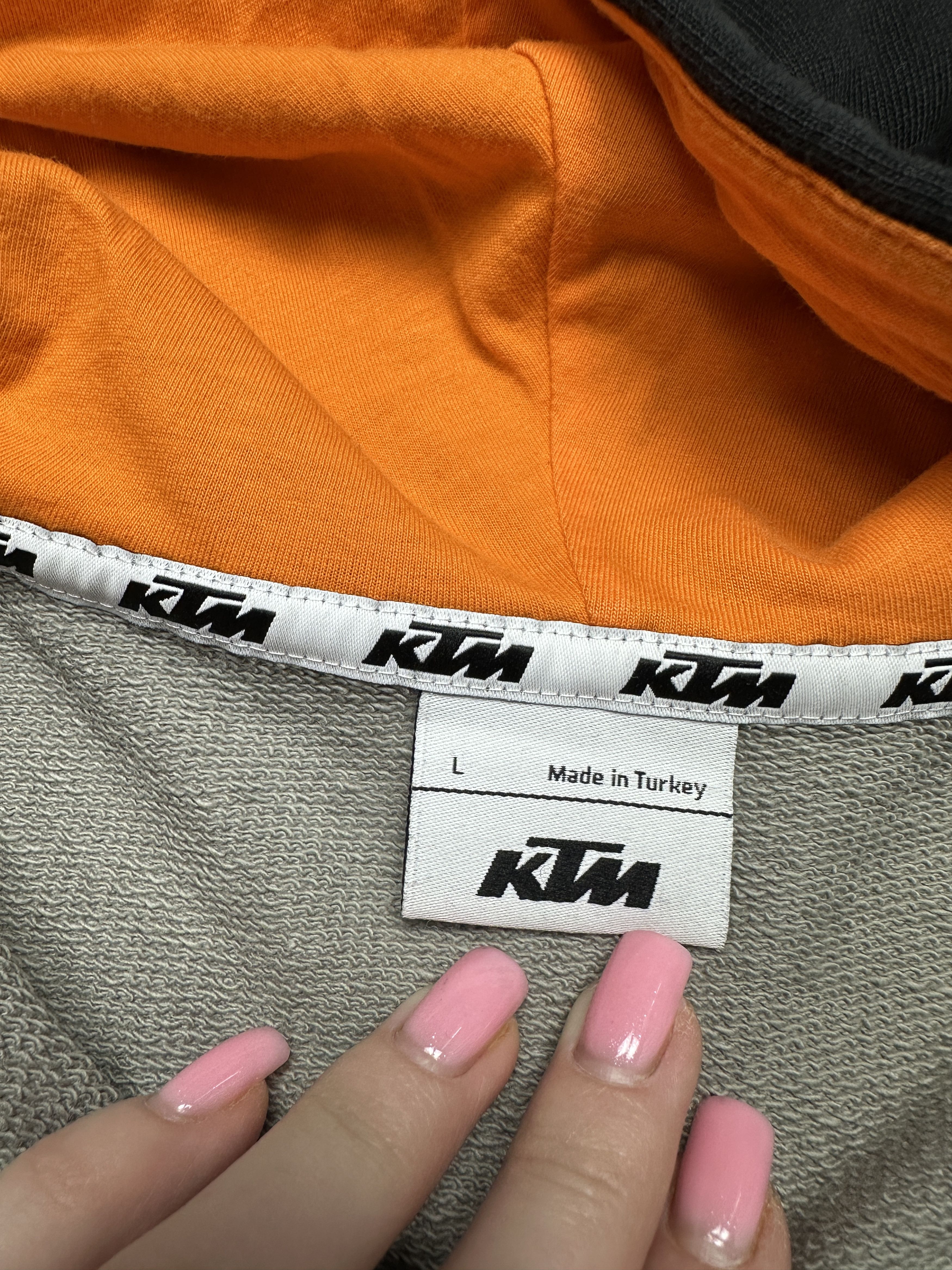 Other KTM Moto Racing Mens Zip Hoodie Size US L / EU 52-54 / 3 - 5 Thumbnail