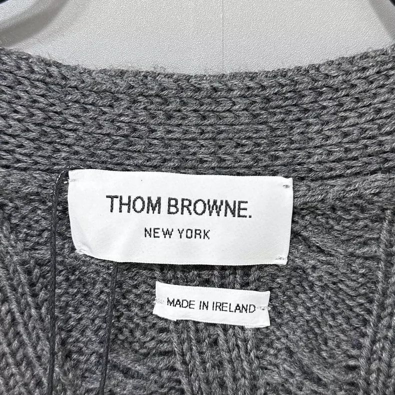 Thom Browne Thom Browne Arm ribbed merino wool sweater Size US S / EU 44-46 / 1 - 5 Thumbnail