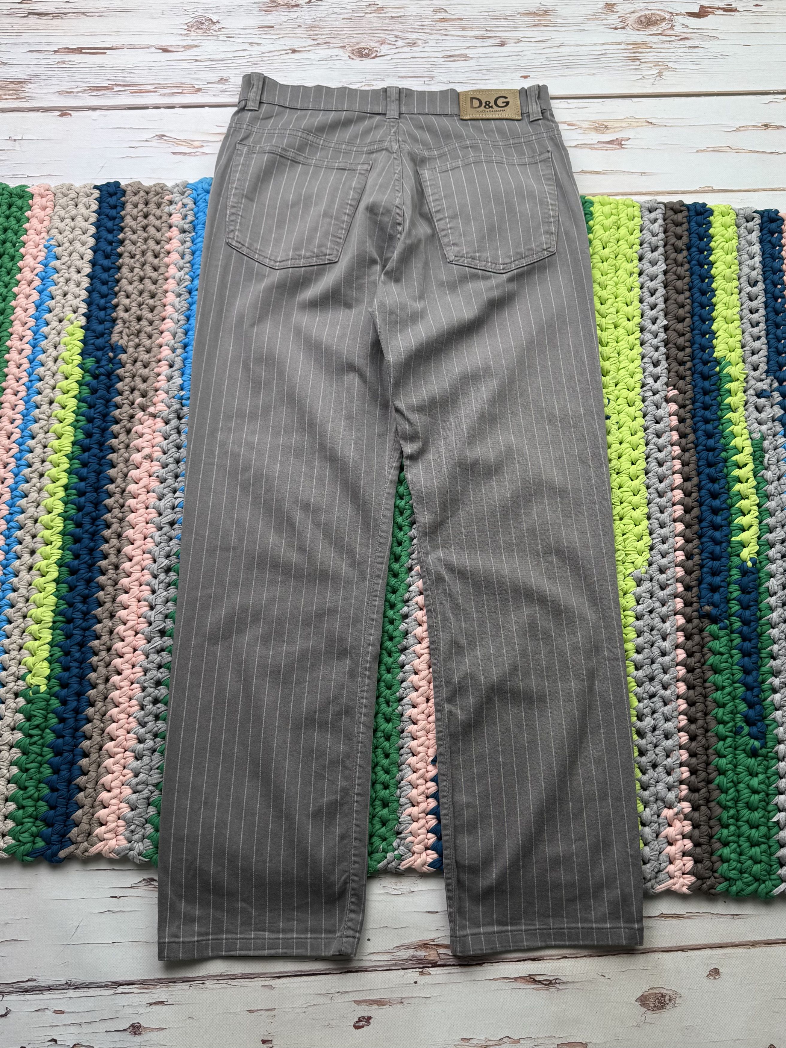 Dolce & Gabbana Dolce&Gabbana Vintage Striped Pants (V83) Size US 34 / EU 50 - 11 Thumbnail