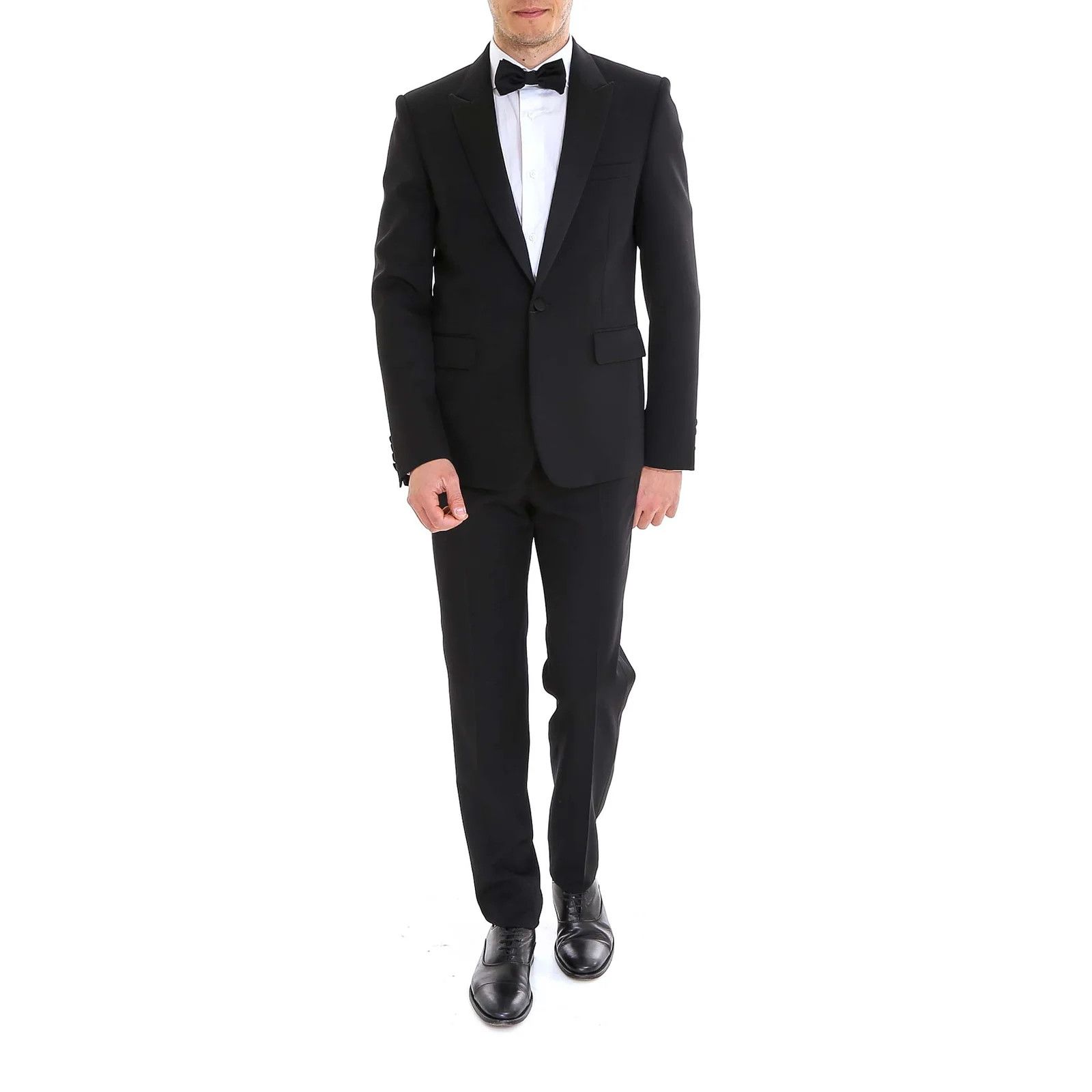 Saint Laurent Paris o1s1wg111224 Tailored Two-Piece Suit in Black Size US XL / EU 56 / 4 - 4 Thumbnail