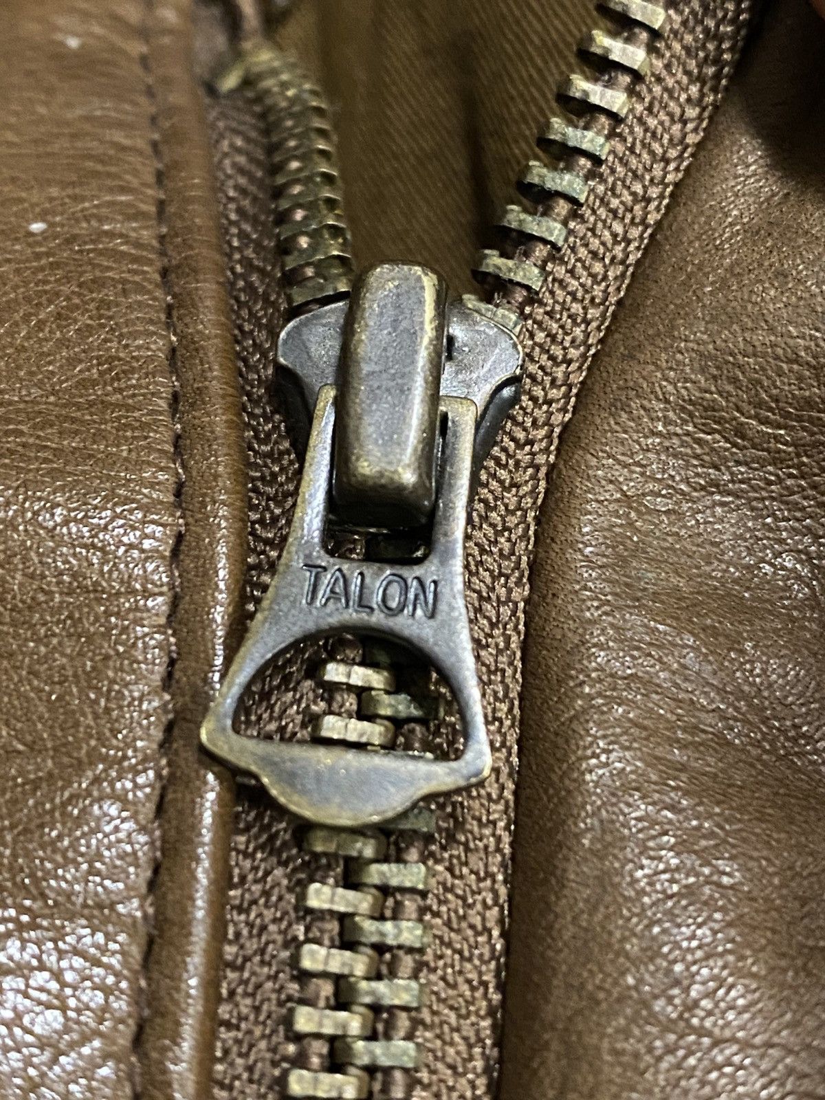 Polo Ralph Lauren × Vintage POLO RALPH LAUREN LEATHER FLIGHT JACKET Size US XXL / EU 58 / 5 - 4 Thumbnail