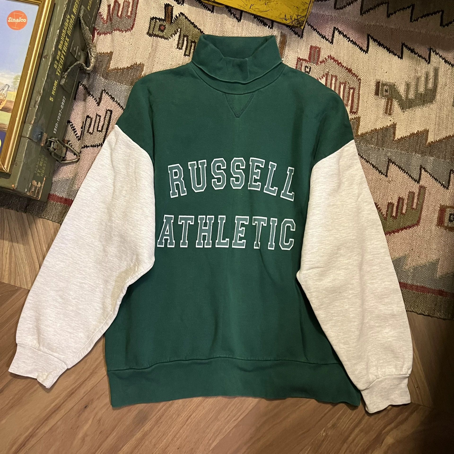 Russell Athletic 80s Russell Athletic Vintage Sweatshirt Size US XL / EU 56 / 4 - 1 Thumbnail