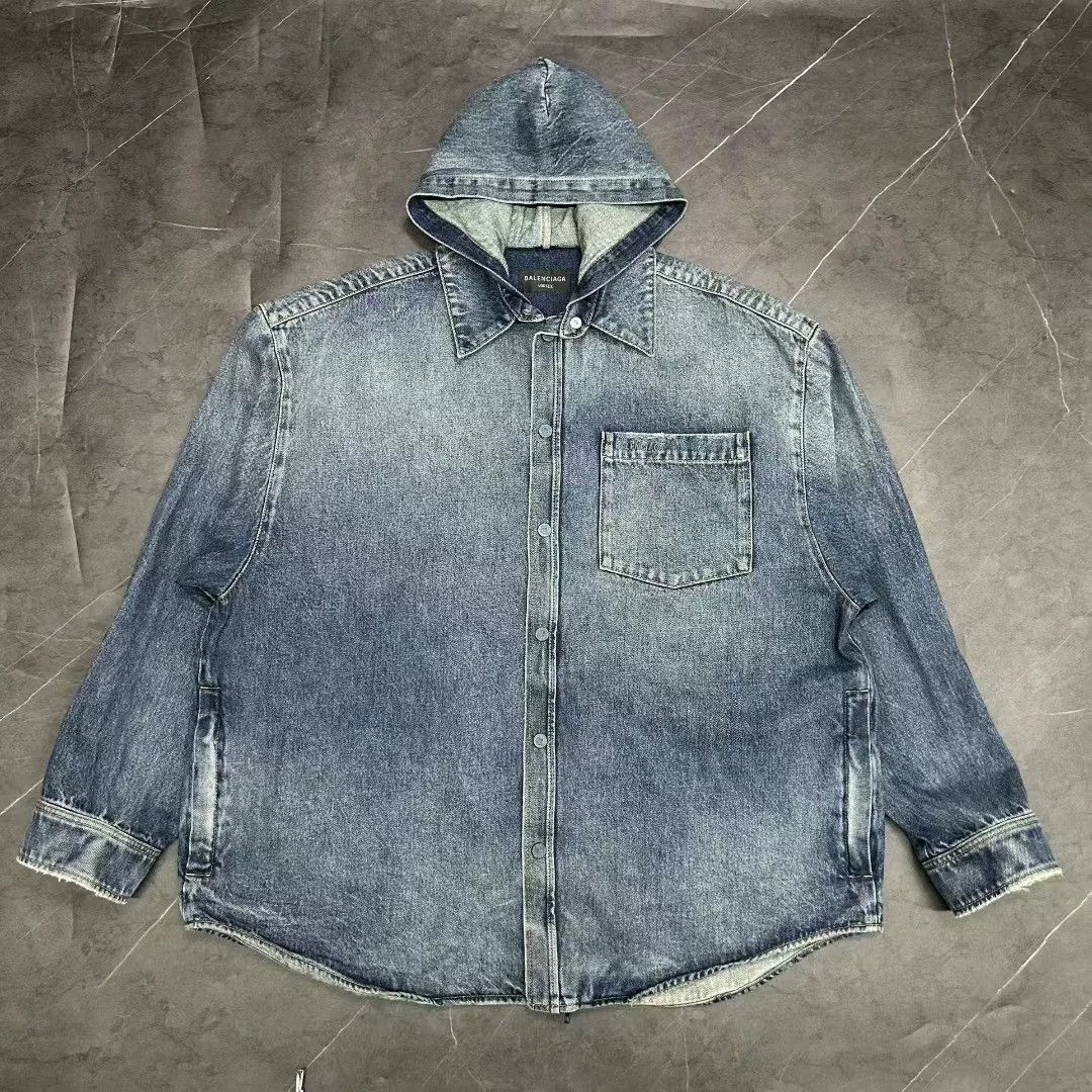 Balenciaga Balenciaga Denim Jacket 25 Women Size XS / US 0-2 / IT 36-38 - 1 Thumbnail