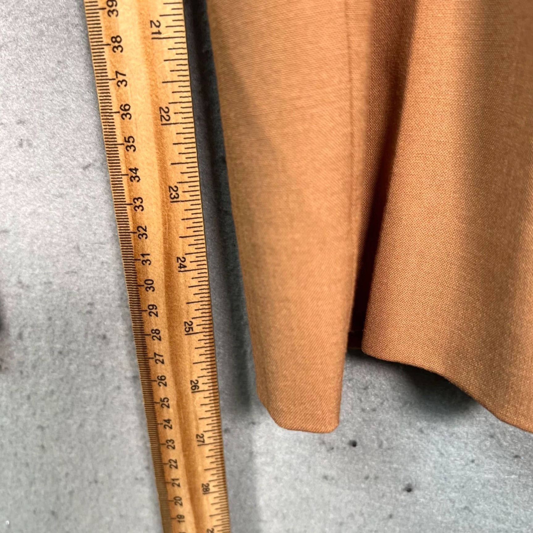 Acne Studios Acne Studios Mens Pants 38 Tan Wool Blend Tailored Trousers Brown Polyester Wool Straight Front Dress Pants Mens 38 Vintage No 7/10 Mild Stain Size US 38 / EU 54 - 7 Thumbnail