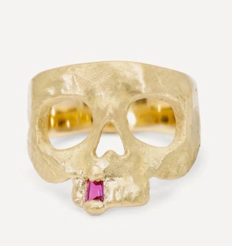 Designer 💀 Handcraftted ring skul 💀 Size ONE SIZE - 1 Preview