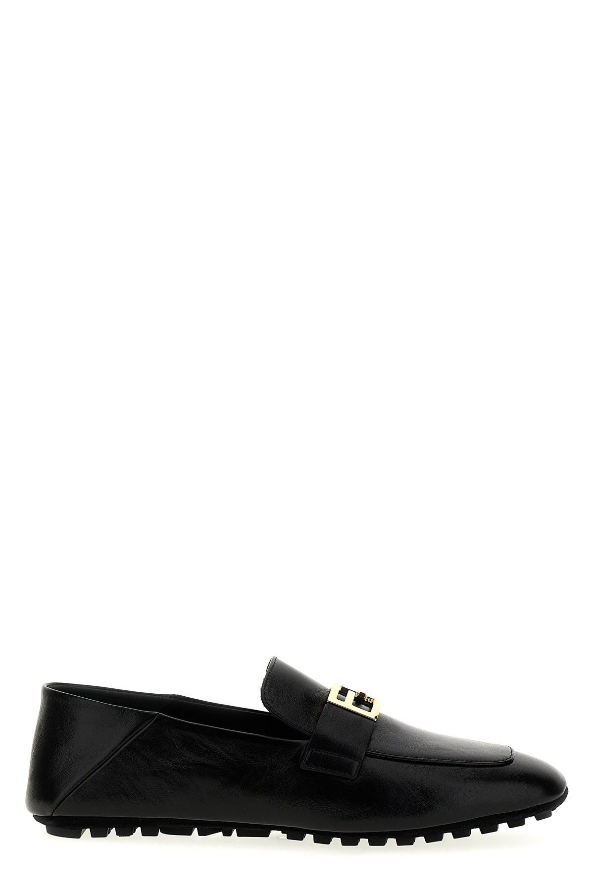 image of Fendi 'baguette' Loafers in Black, Women's (Size 11)