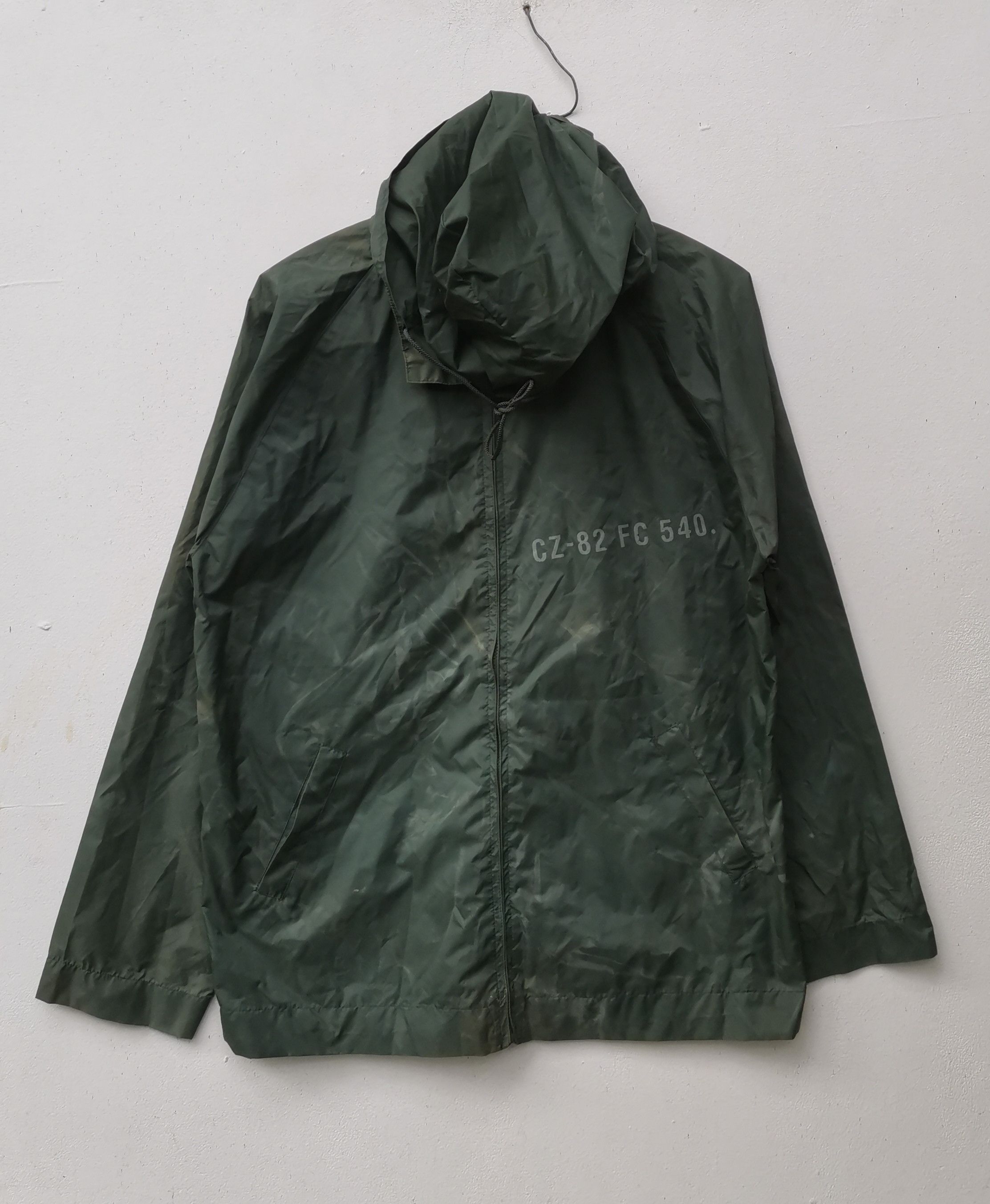 CABANE de ZUCCa Rare Distressed Cabane De Zucca raincoat Size US L / EU 52-54 / 3 - 1 Thumbnail