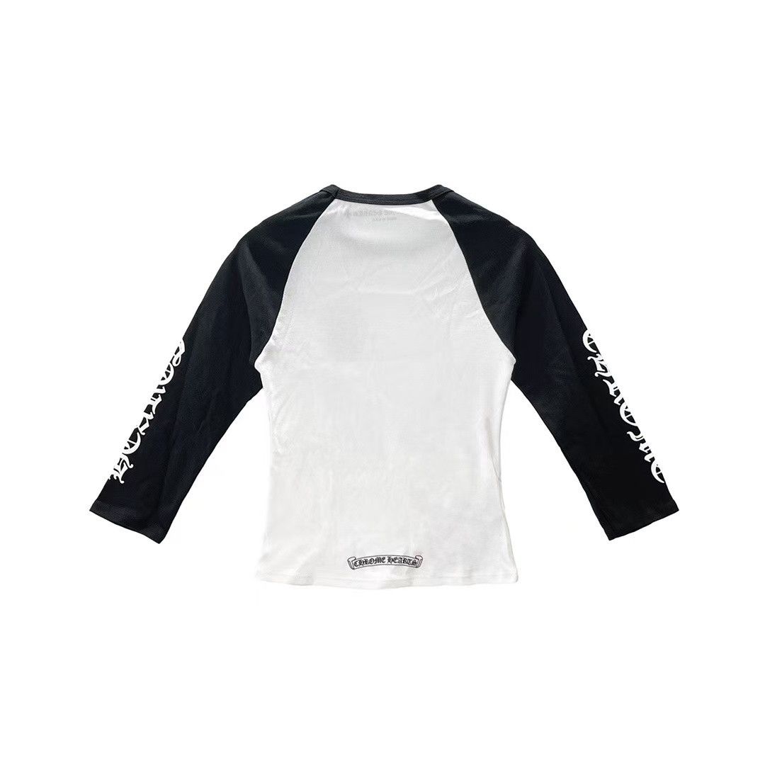 Chrome Hearts Chrome Hearts Dagger Baseball Long Mid Sleeve Babyshirt Size US M / EU 48-50 / 2 - 2 Thumbnail