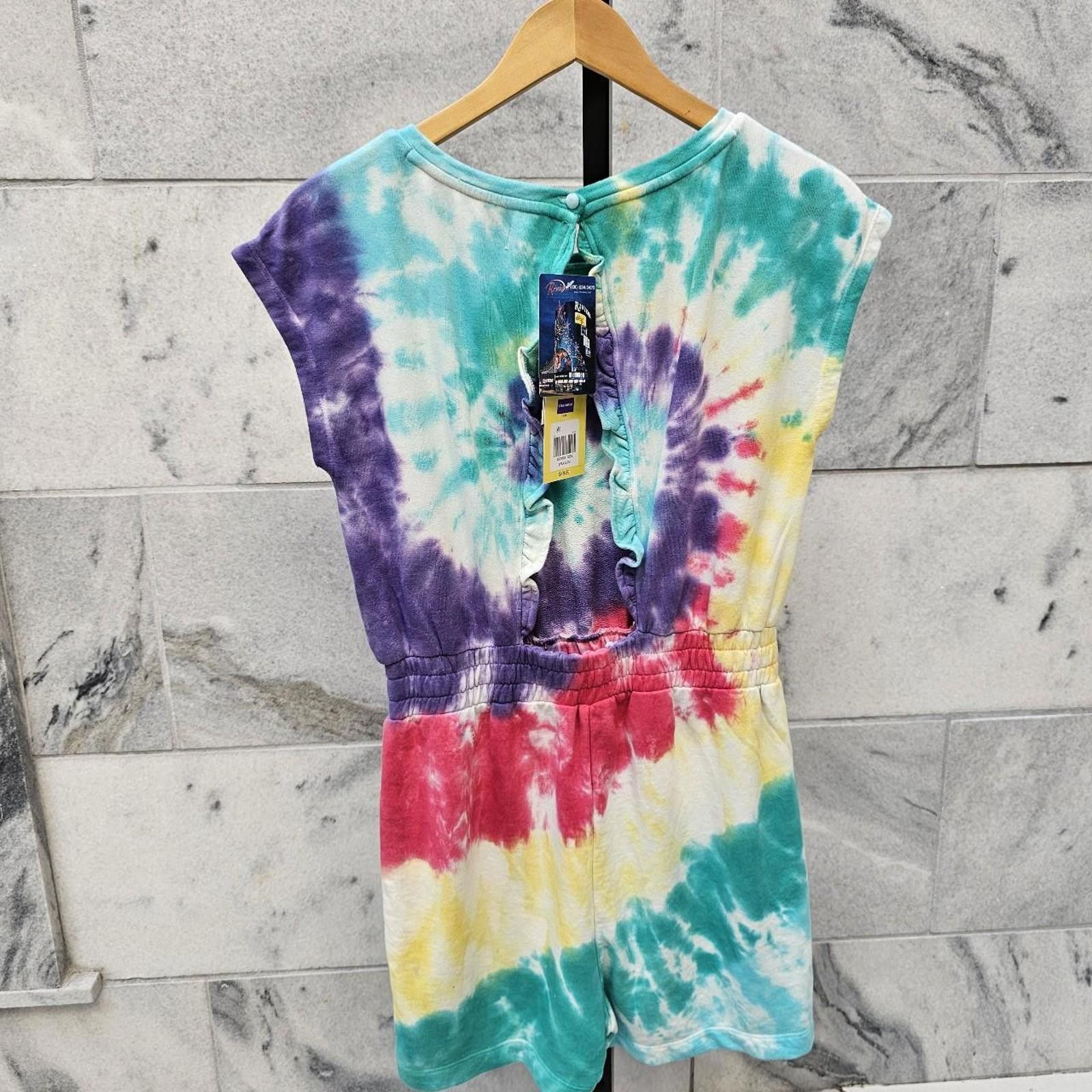Other Women's Multicolored Tie-Dye Small Jumpsuit Size 28" / US 6 / IT 42 - 4 Thumbnail