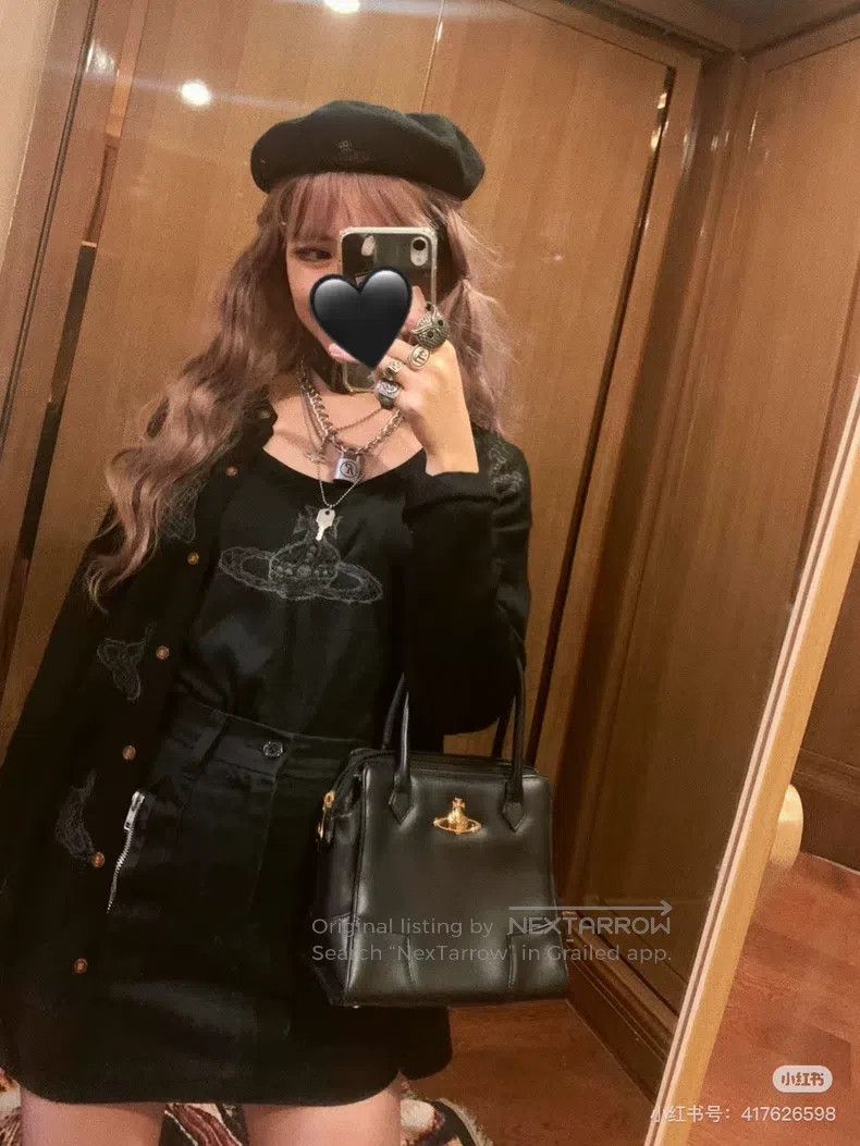 Vivienne Westwood Vivienne Westwood size os Black Metal Logo Square Bag Size ONE SIZE - 8 Thumbnail