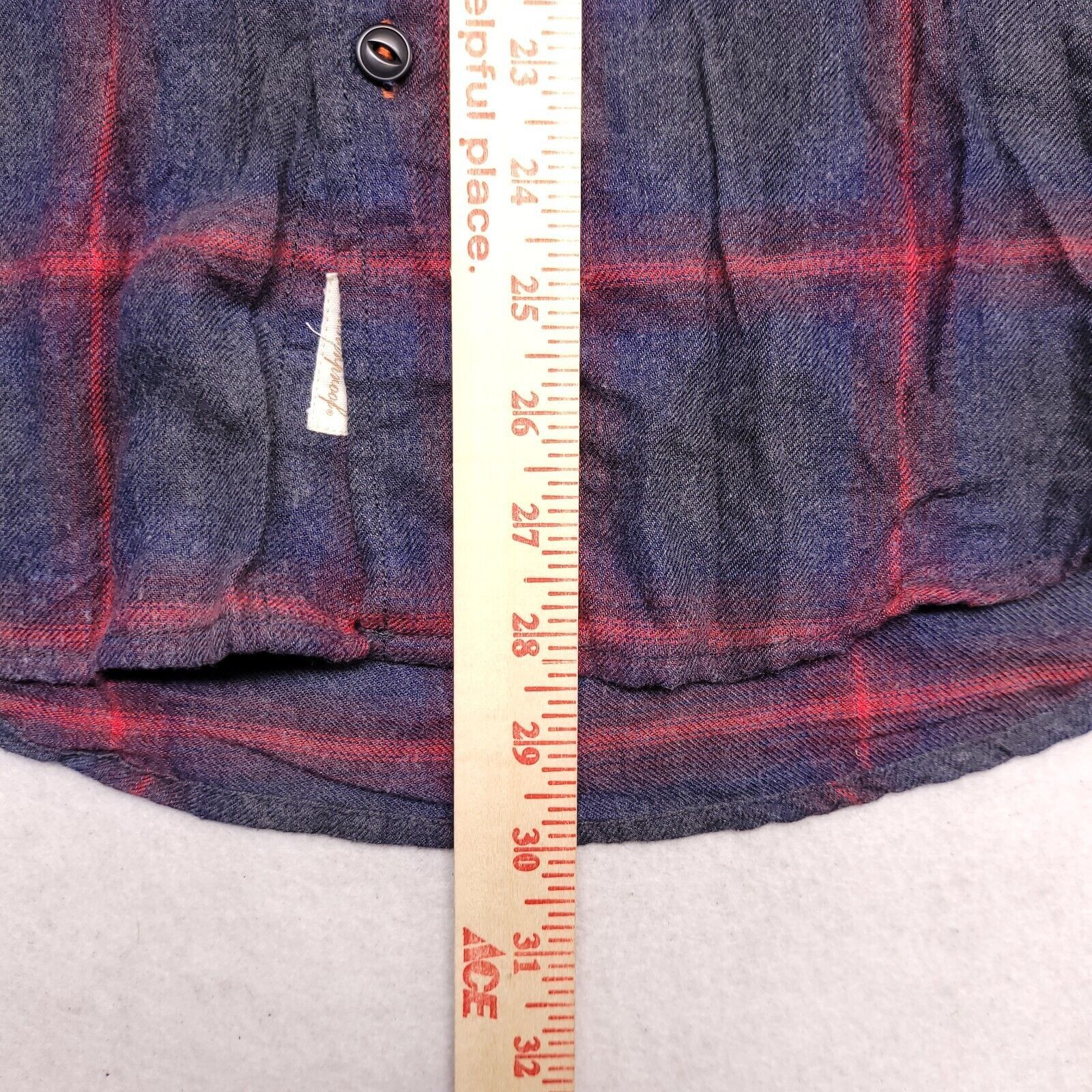 Weatherproof Weatherproof Windowpane Flannel Shirt Mens Size Medium Gray Size US M / EU 48-50 / 2 - 8 Thumbnail