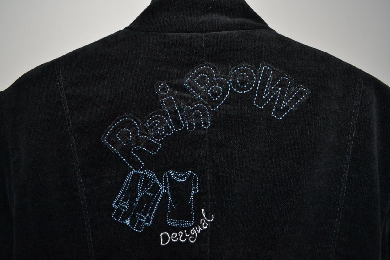 Designer × Desigual Desigual ladies overprinted coat jacket size 40 style Size S / US 4 / IT 40 - 6 Thumbnail