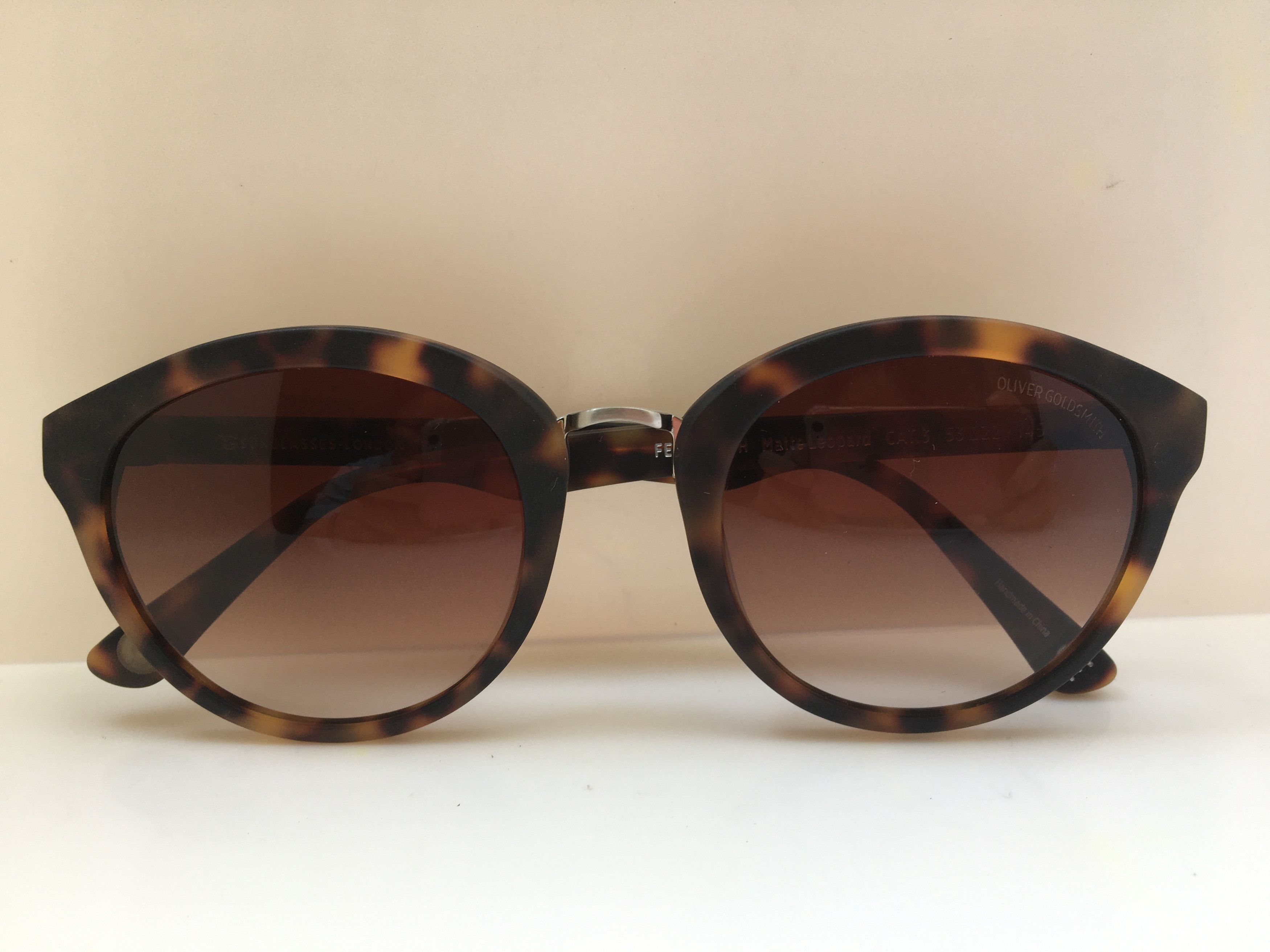 Other Oliver Gold Smith Matte Leopard Sunglasses Frame Size ONE SIZE - 7 Thumbnail