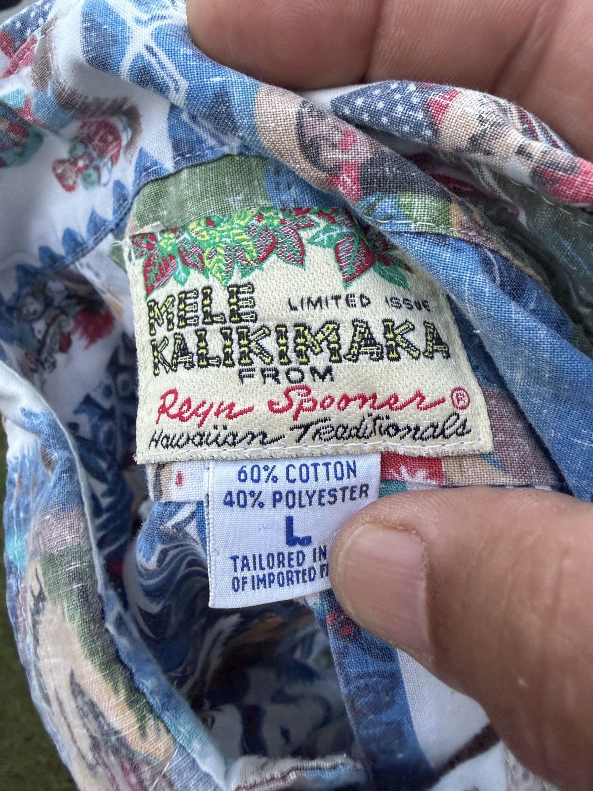 Reyn Spooner PreOwned Reyn Spooner Mele Kalikimaka Christmas 2002 Men's L Size US L / EU 52-54 / 3 - 5 Thumbnail