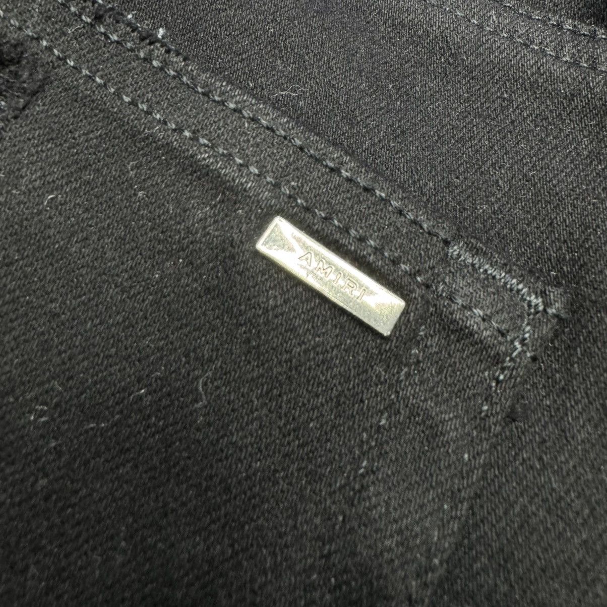 Amiri Amiri Blue Crystal Painter Jeans Black Size US 34 / EU 50 - 8 Thumbnail
