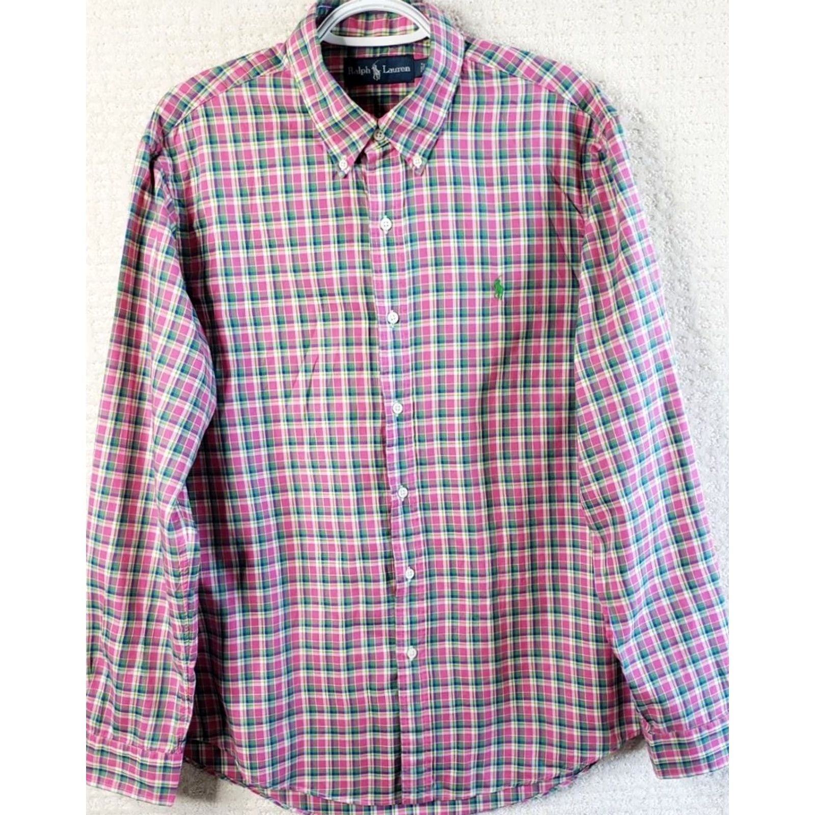 Polo Ralph Lauren Ralph Lauren Shirt Button-Up Multicolor Plaid Long Sleeve L Men’s Size US L / EU 52-54 / 3 - 2 Thumbnail