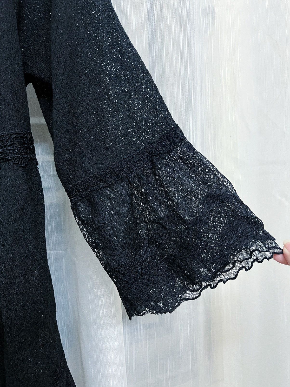 LIZ LISA Axes Femme black lace mesh cardigan 🖤🥀 Size ONE SIZE - 10 Thumbnail