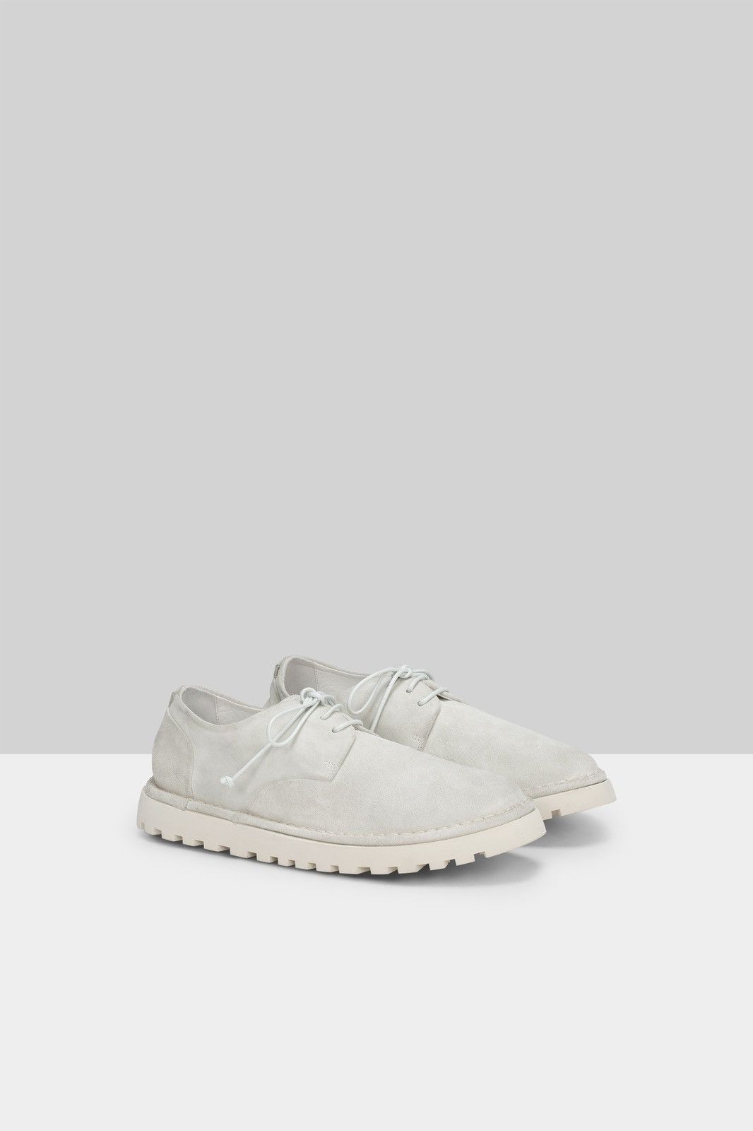 image of Marsell Off White Derby 44 Shoes in Grey, Men's (Size 11)