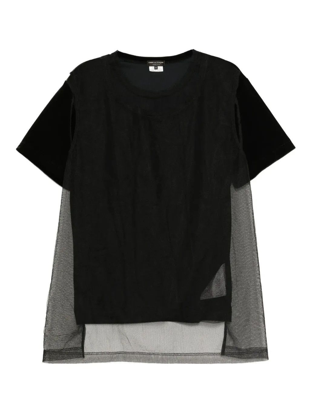 Comme des Garcons Homme Plus COMME des GARCONS HOMME PLUS Sheer Mesh Double Layer T-Shirt Size US L / EU 52-54 / 3 - 2 Thumbnail