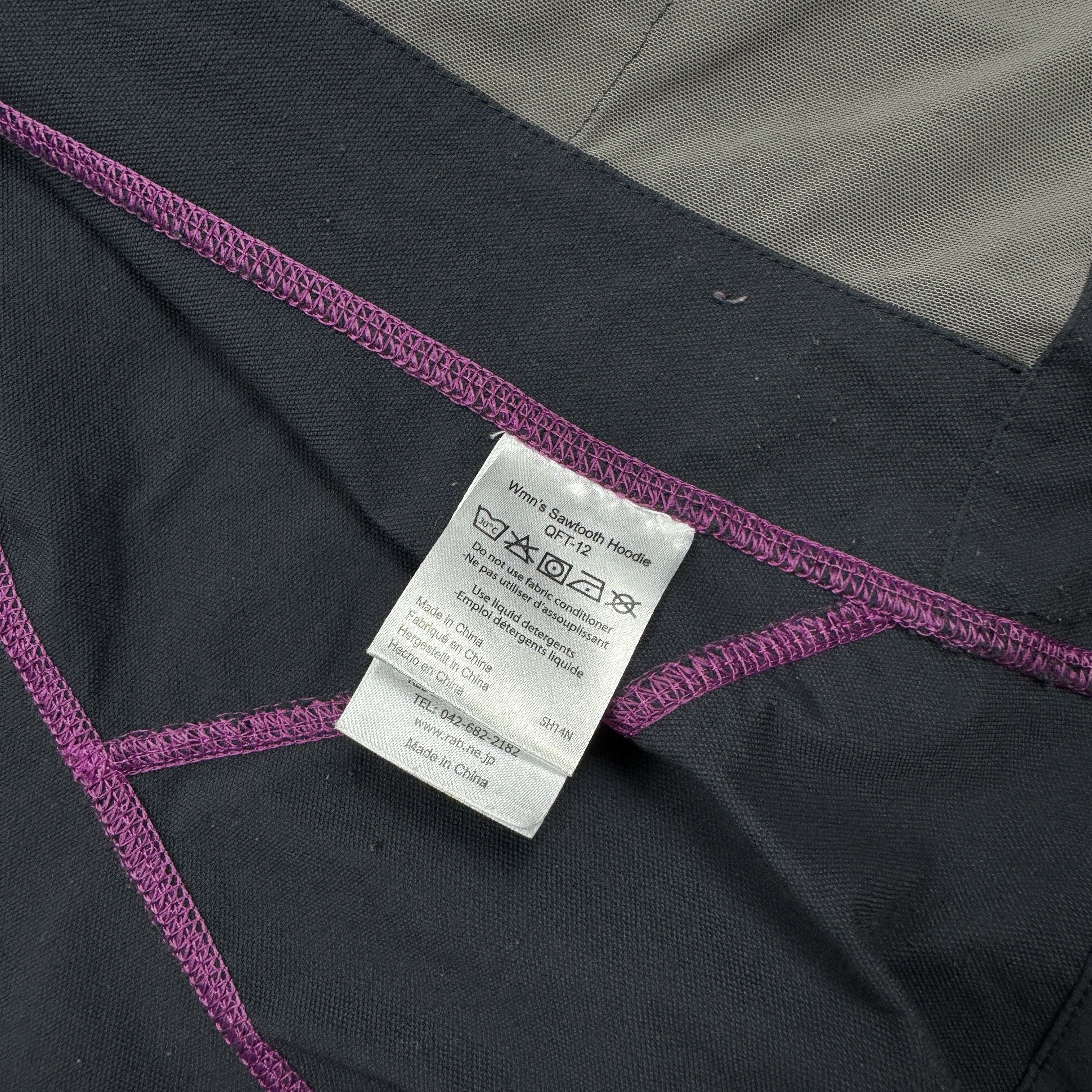 Rab Women`s RAB SAWTOOTH HOODIE GRAY RAIN JACKET SIZE S / 38 Size S / US 4 / IT 40 - 10 Thumbnail