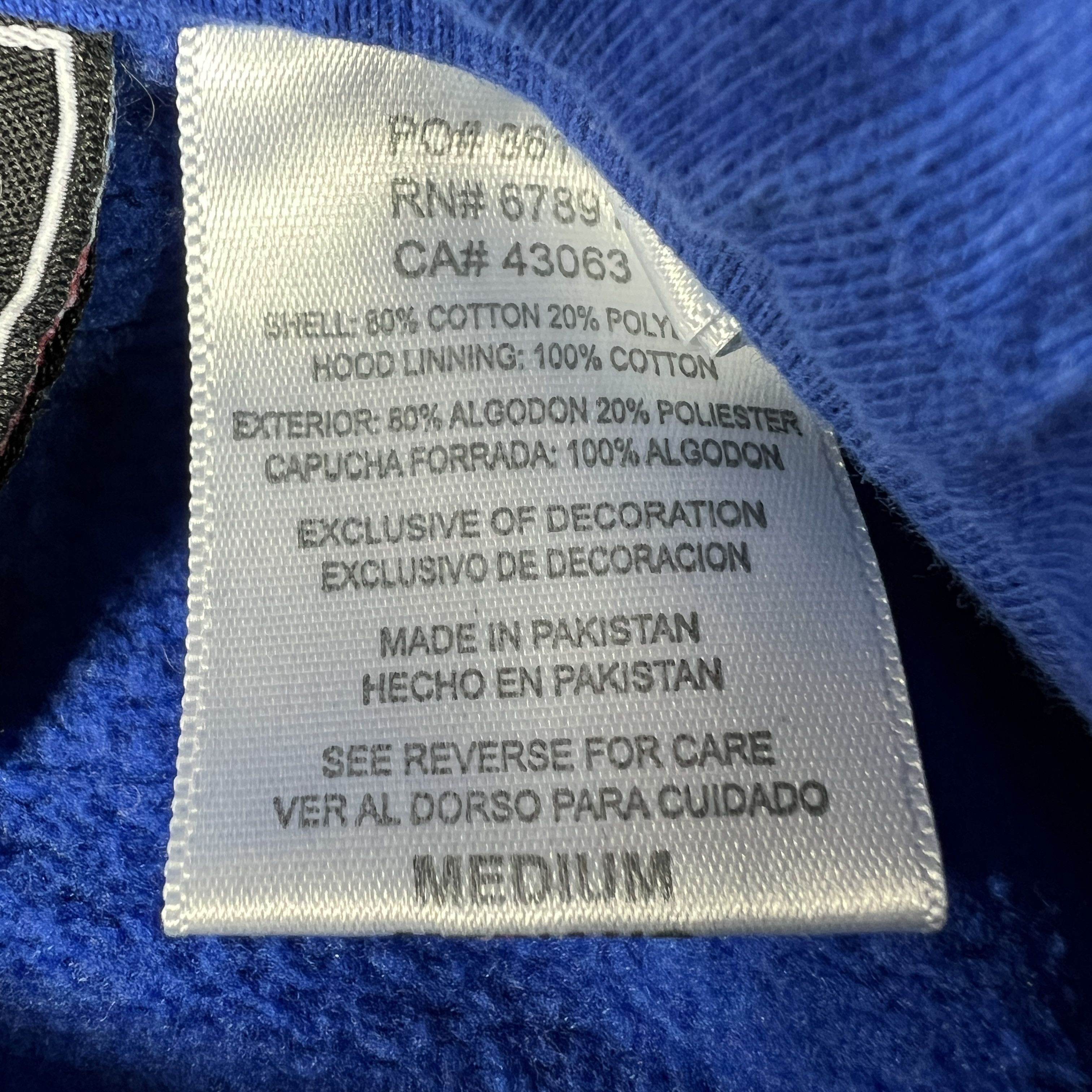 NCAA × Vintage Y2K Duke Blue Devils Sweatshirt Blue Faded Hoodie Size US M / EU 48-50 / 2 - 10 Thumbnail