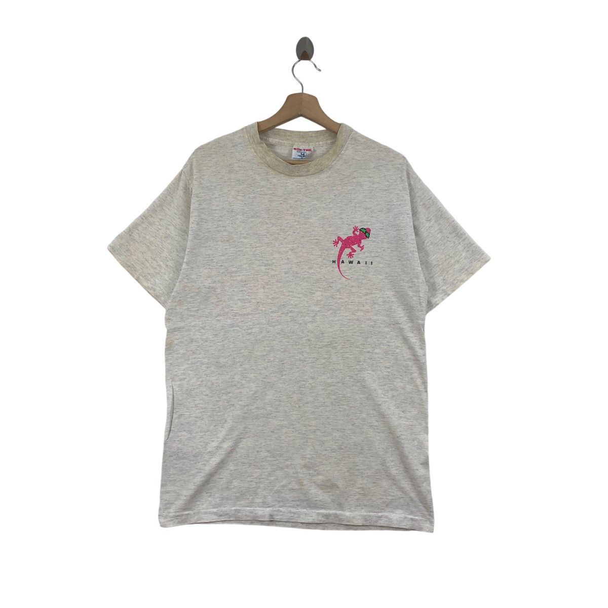 Vintage Vintage 90s DECKO GECKO Hawaii Tee Shirt Surf Size US L / EU 52-54 / 3 - 1 Thumbnail