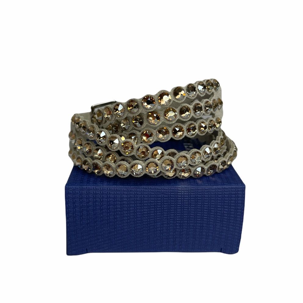 Swarovski Power Collection Adjustable Bracelet Golden Shadow
