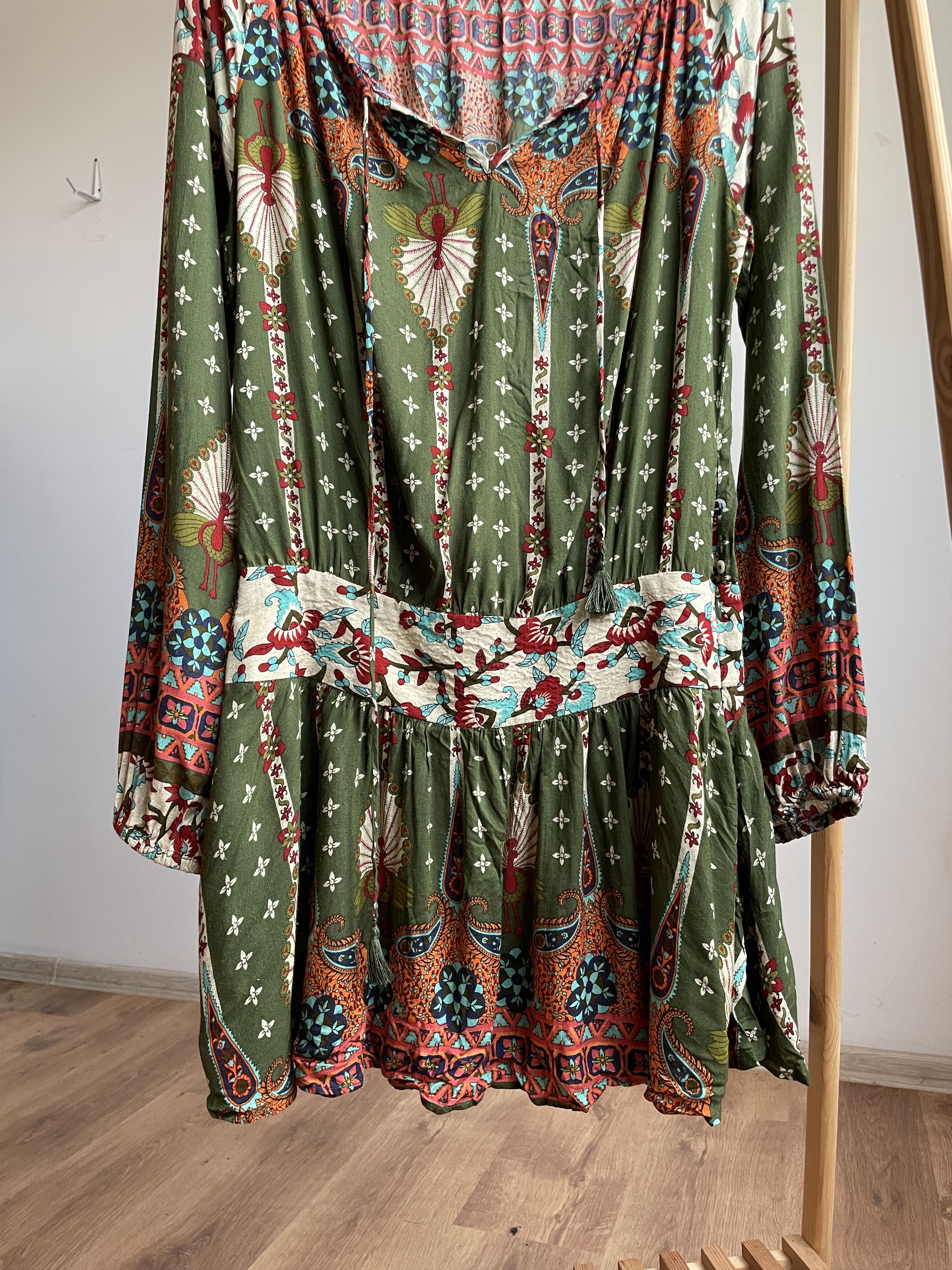 Farm Rio Farm Rio Viscose Long Sleeve Mini Dress Size P Size S / US 4 / IT 40 - 5 Thumbnail