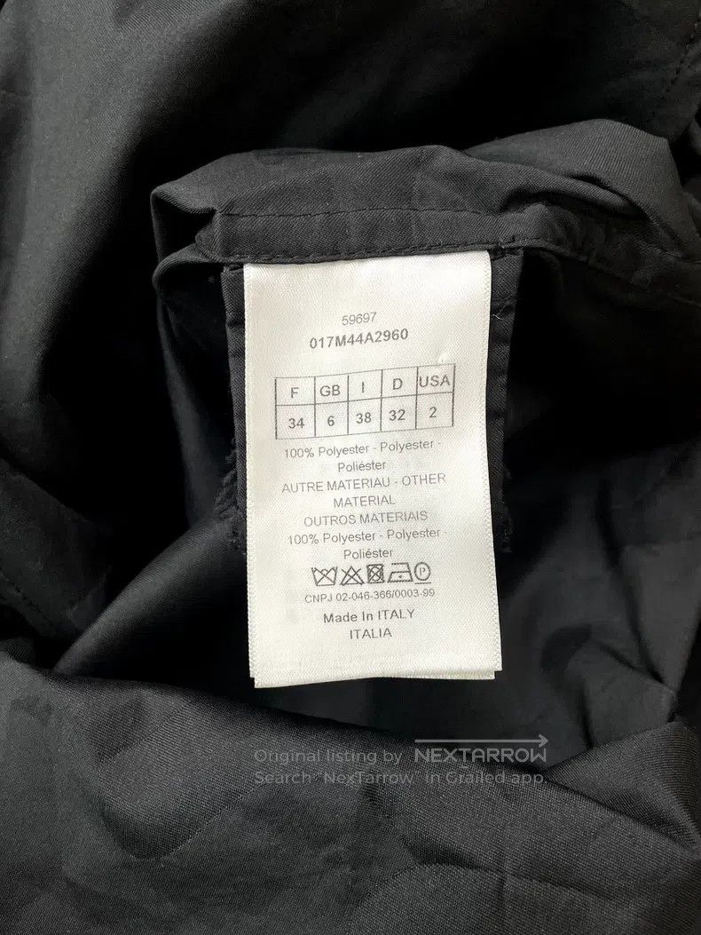 Dior Dior Black jacquard hooded windbreaker jacket Size XXS / US 00 / IT 34 - 5 Thumbnail