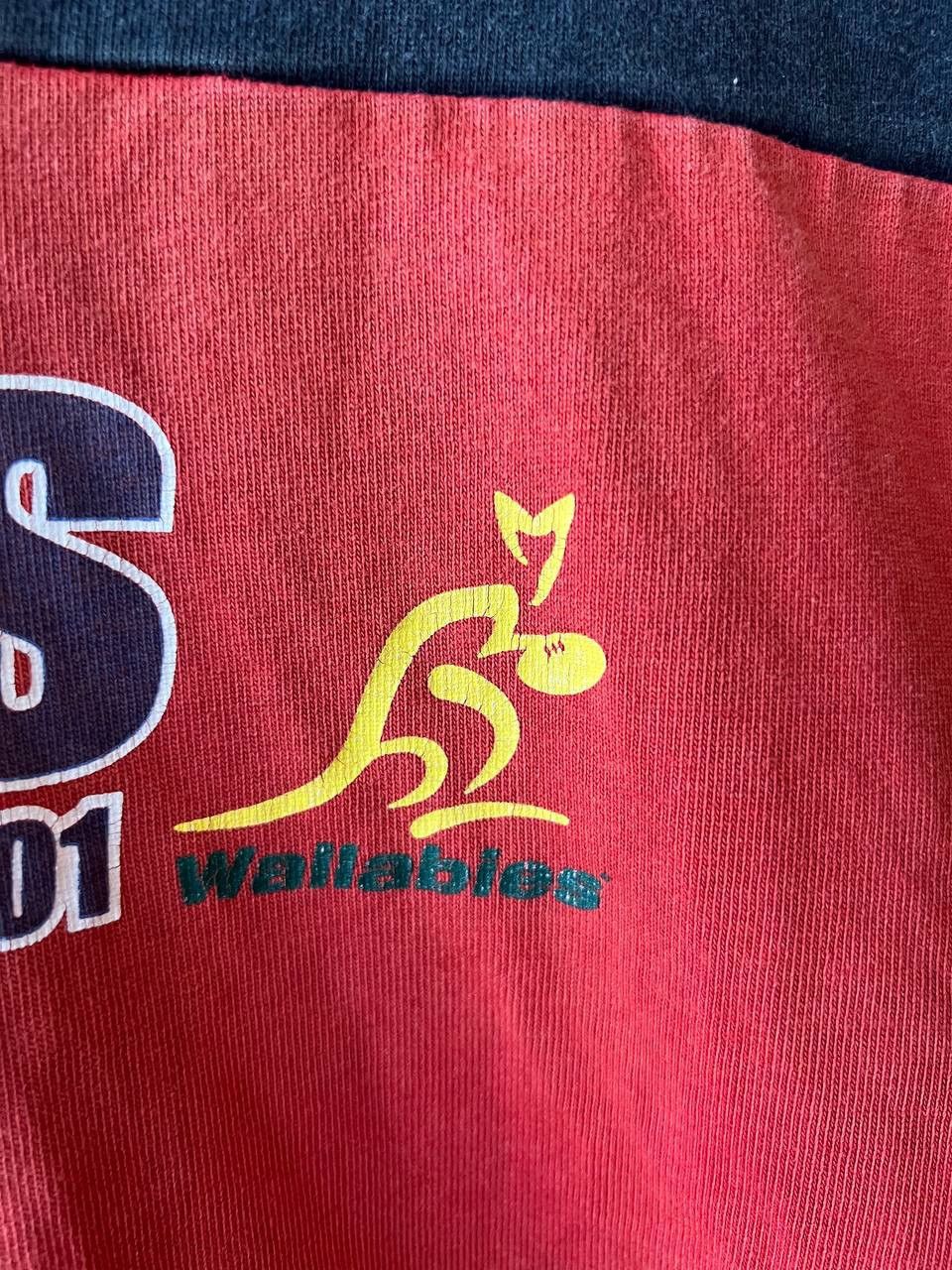 Vintage 2001 LIONS AUSTRALIAN TOUR X WALLABIES SPECIAL RUGBY SHIRT S Size US S / EU 44-46 / 1 - 8 Thumbnail