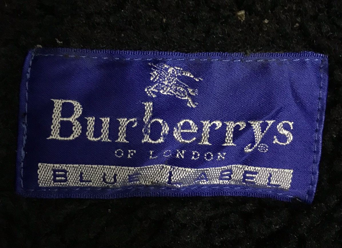 ⭐︎Vintage Burberrys OF LONDON BLUE LABEL Vintage Burberrys Replacement Blue Embroidered Label Tag - Etsy