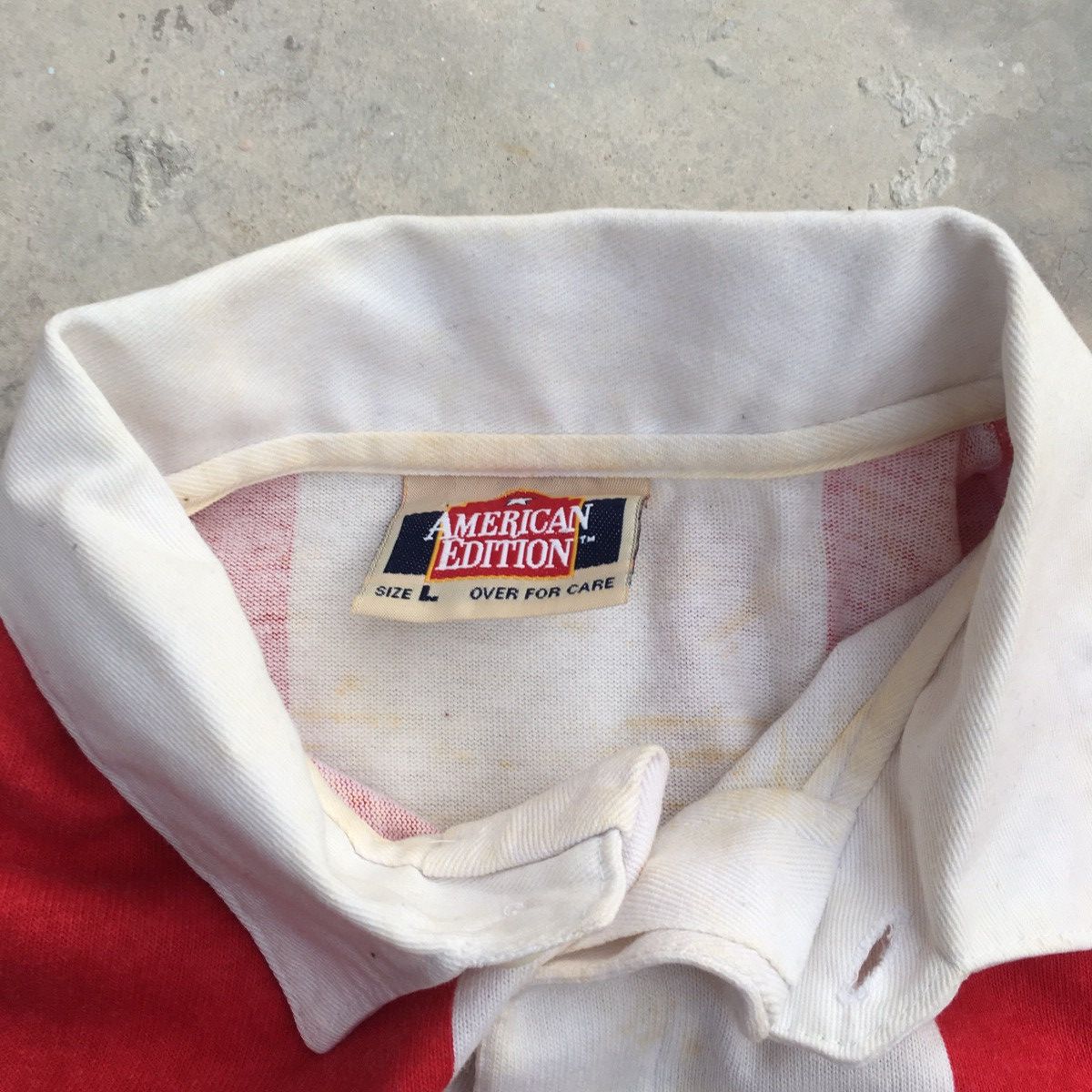 American Edition Vintage American Edition Stripes Polo Rugby Size US L / EU 52-54 / 3 - 10 Thumbnail