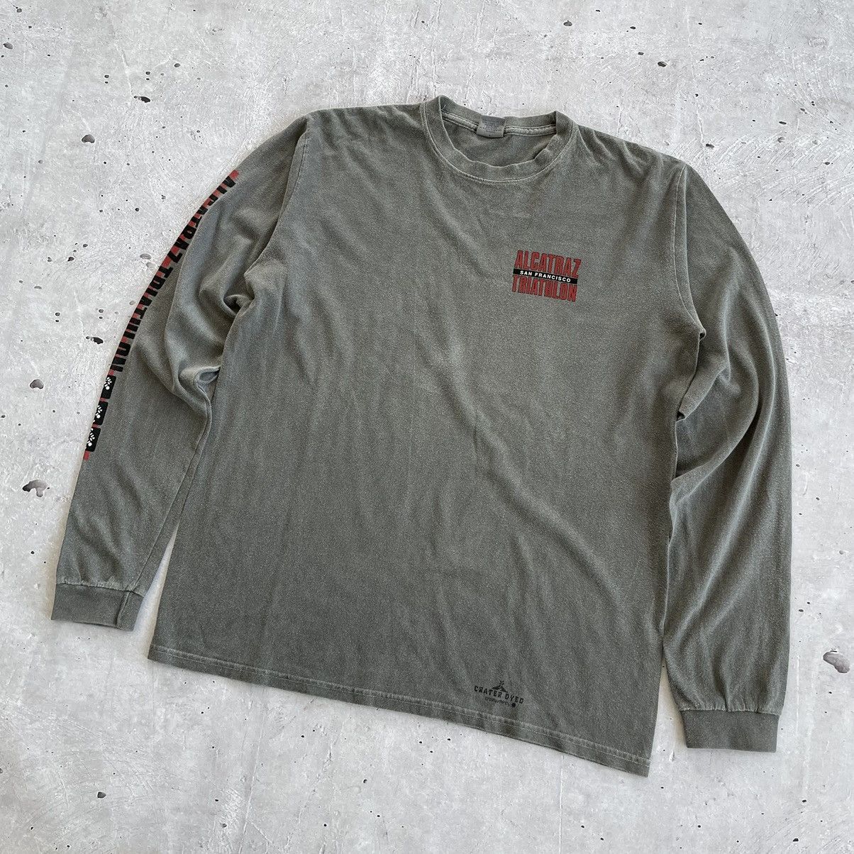 Other × Vintage Alcatraz San Francisco Triathlon Vintage Longsleeve T-Shirt Size US S / EU 44-46 / 1 - 6 Thumbnail