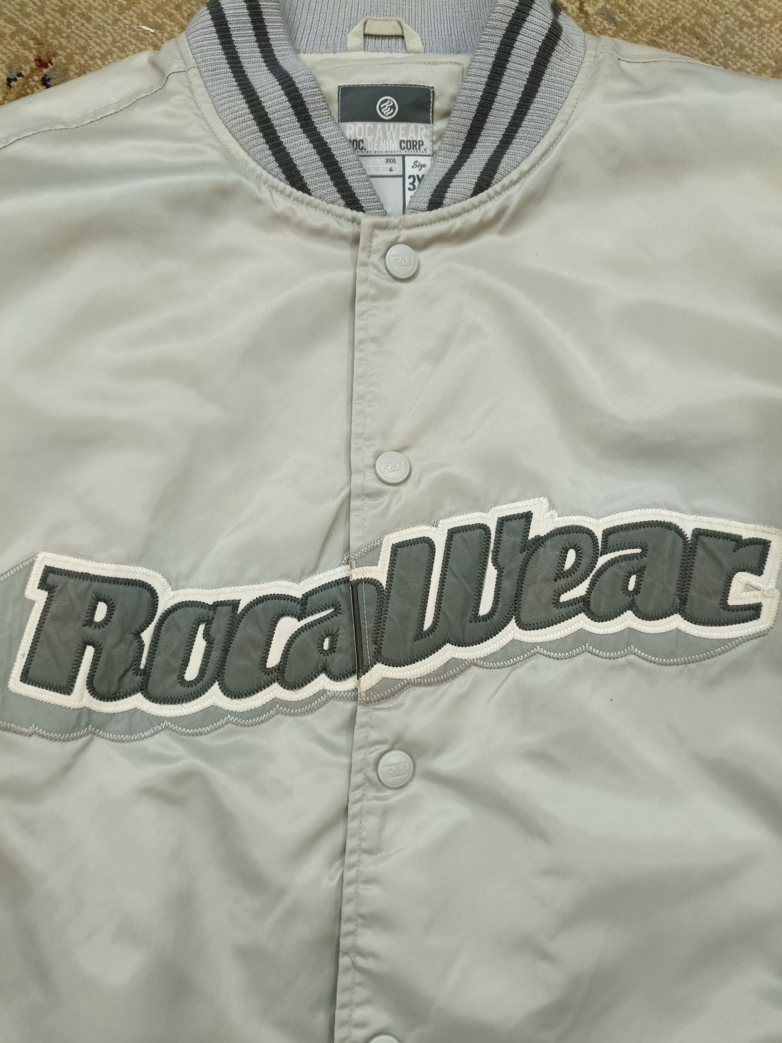 Rocawear × Vintage Rocawear Vintage Baseball Jacket Size US XXL / EU 58 / 5 - 10 Thumbnail