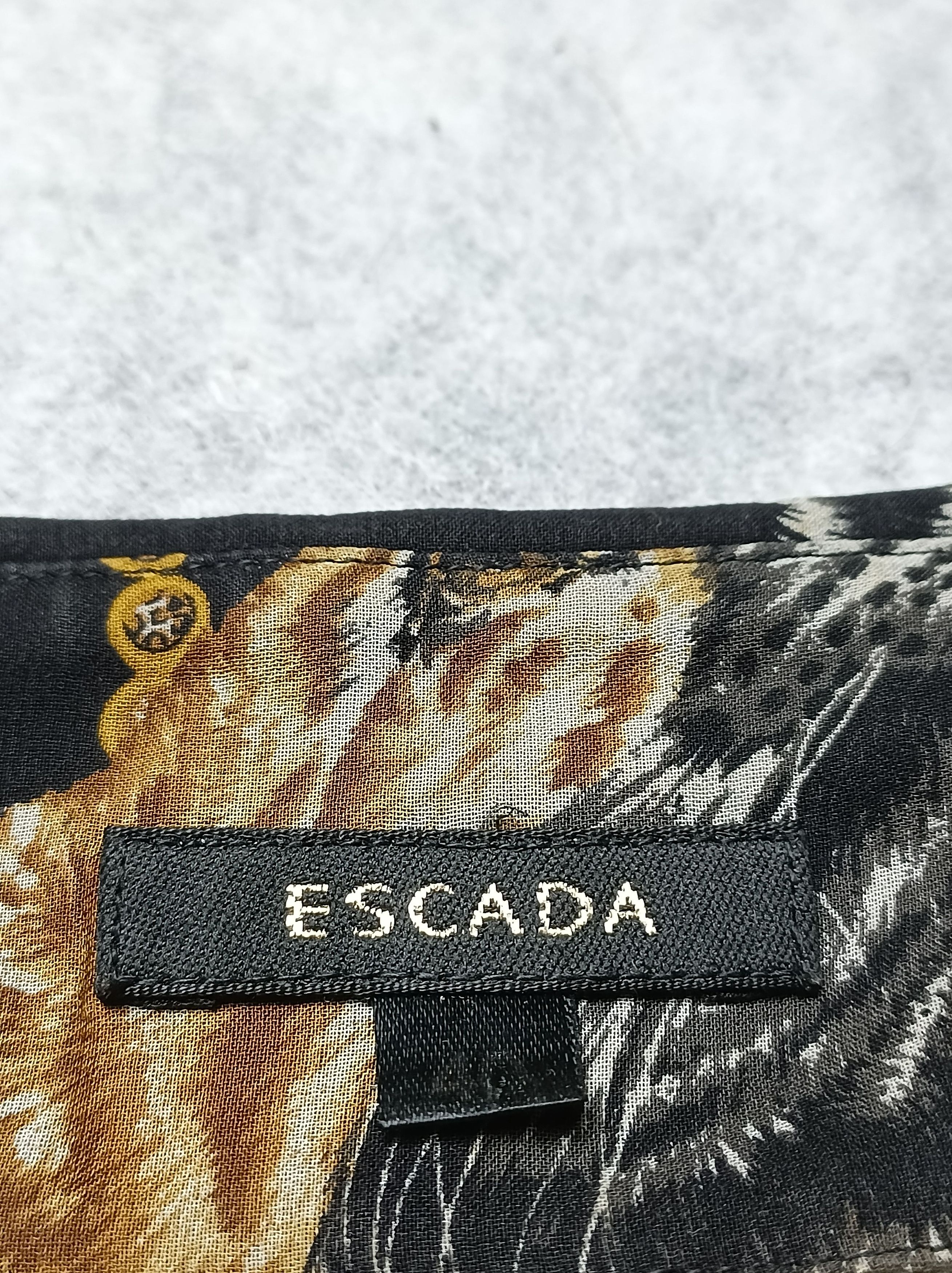 Escada ESCADA Silk Blend Blouse Shirt Tiger Print EU 40 Size M / US 6-8 / IT 42-44 - 7 Thumbnail