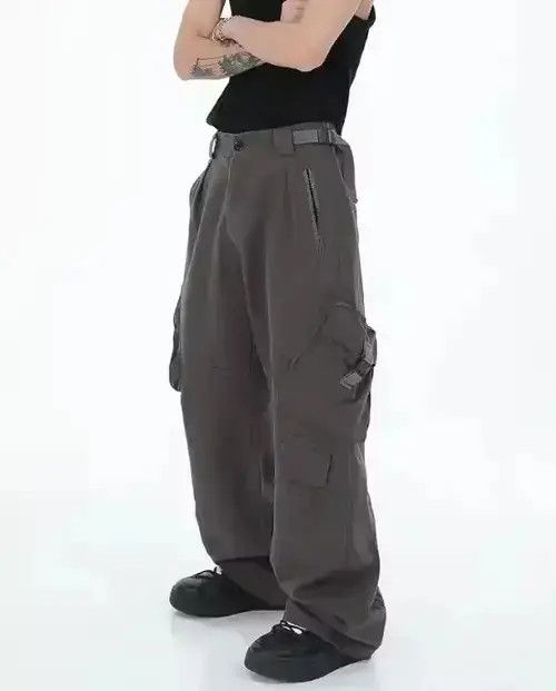 Jean Cargo Pants - "Parachute" Style Pants Size US 34 / EU 50 - 3 Thumbnail