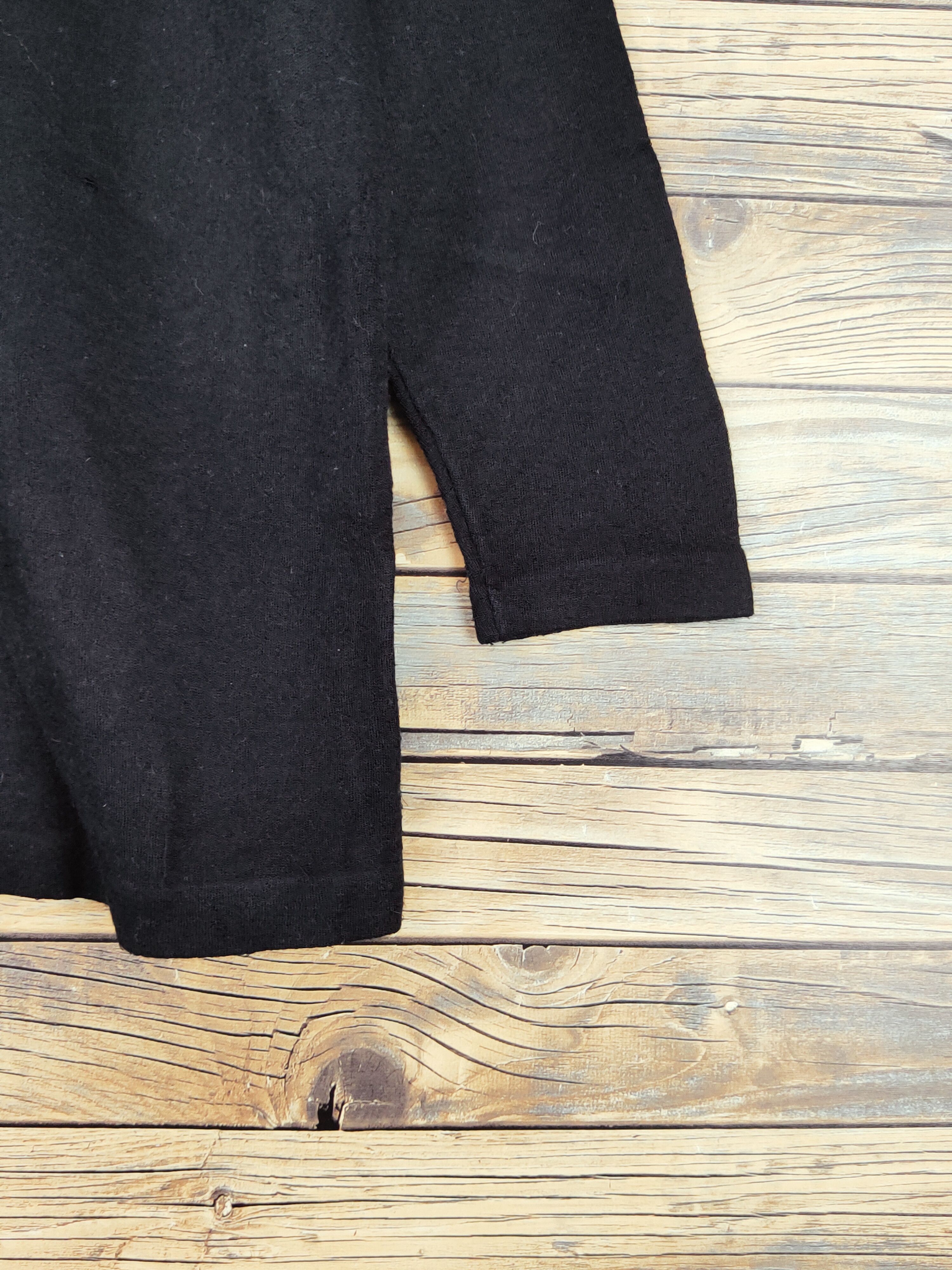 Homespun Knitwear × Japanese Brand × Vintage Japanese Brand Black Knitwear Cardigan #W980 Size S / US 4 / IT 40 - 7 Thumbnail