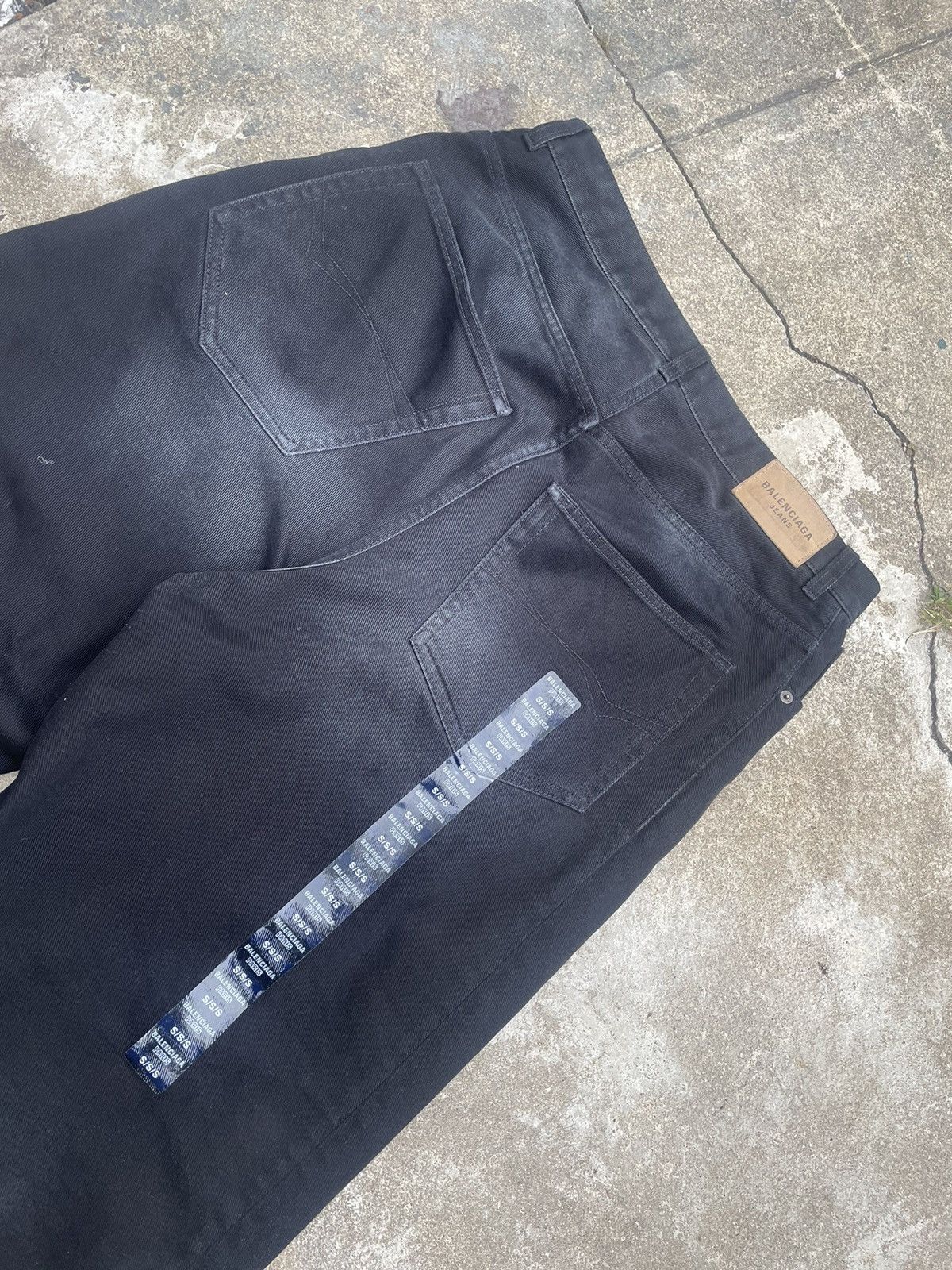Balenciaga SS24 Size Sticker Baggy Denim Size US 33 - 3 Thumbnail