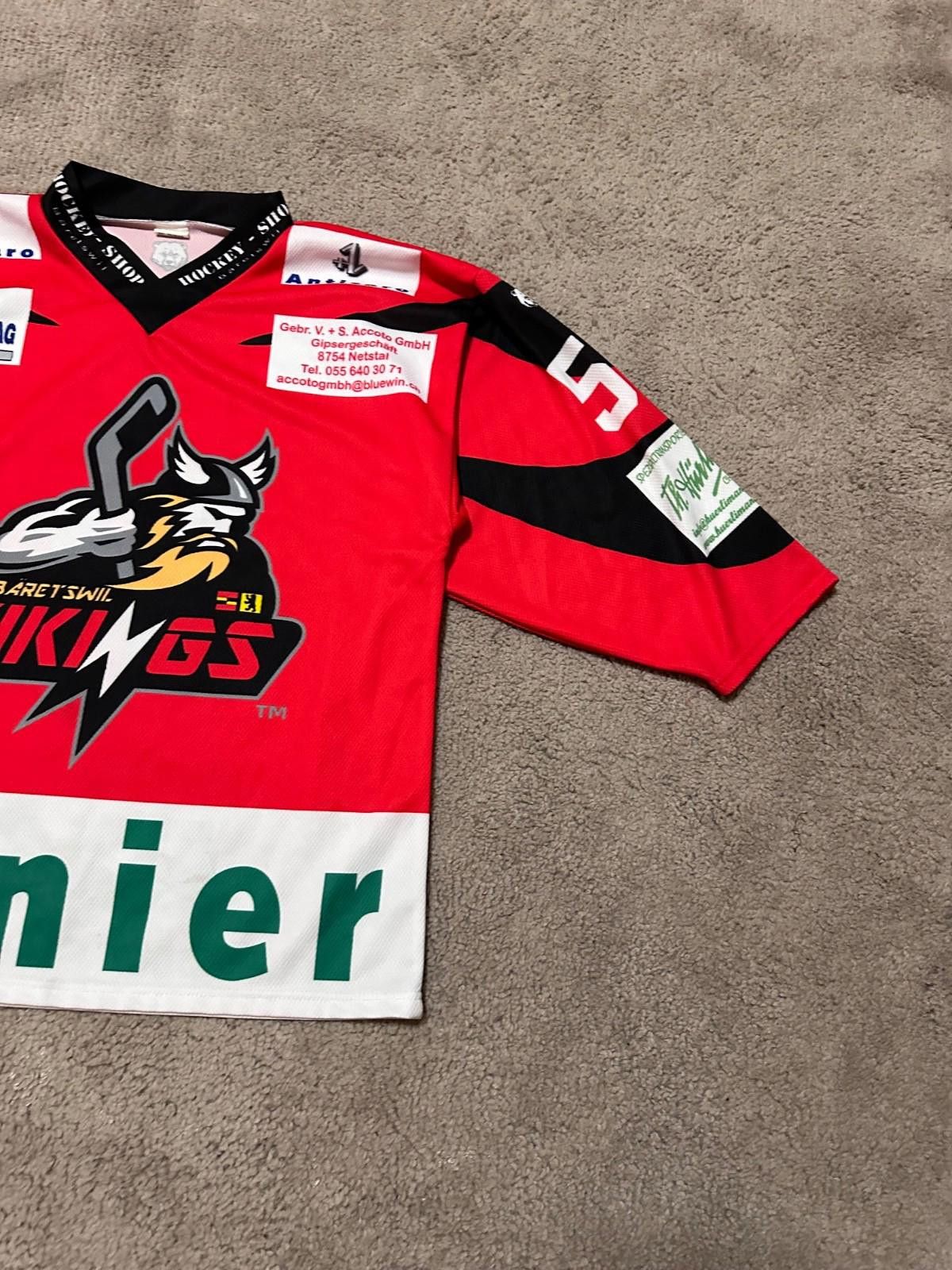 Designer EHC Dürnten Vikings Hockey Jersey Shirt Sz S Size ONE SIZE - 4 Thumbnail