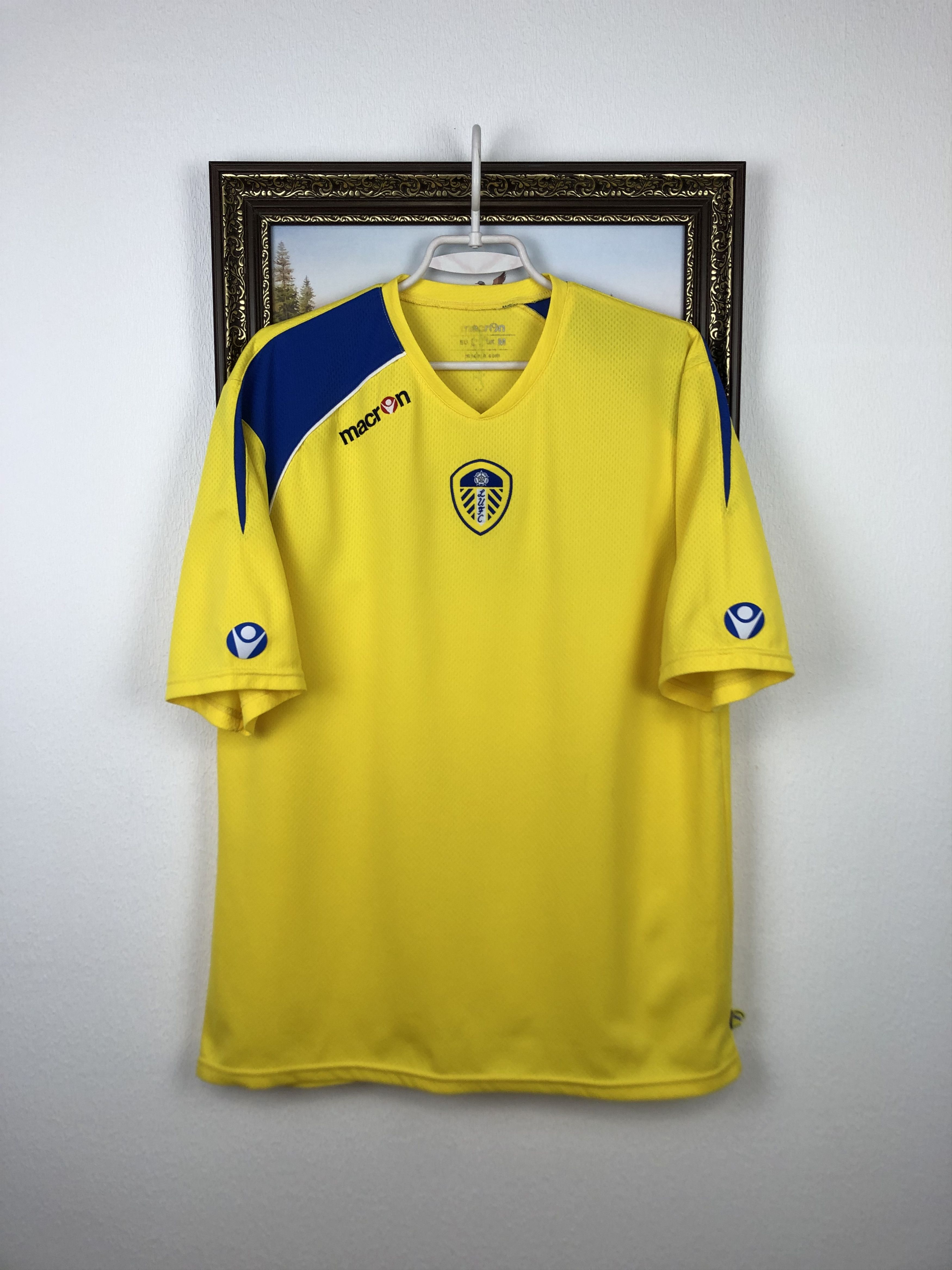 Macron Leeds United football shirt 2008 Soccer Train Jersey Tee Size US M / EU 48-50 / 2 - 1 Thumbnail