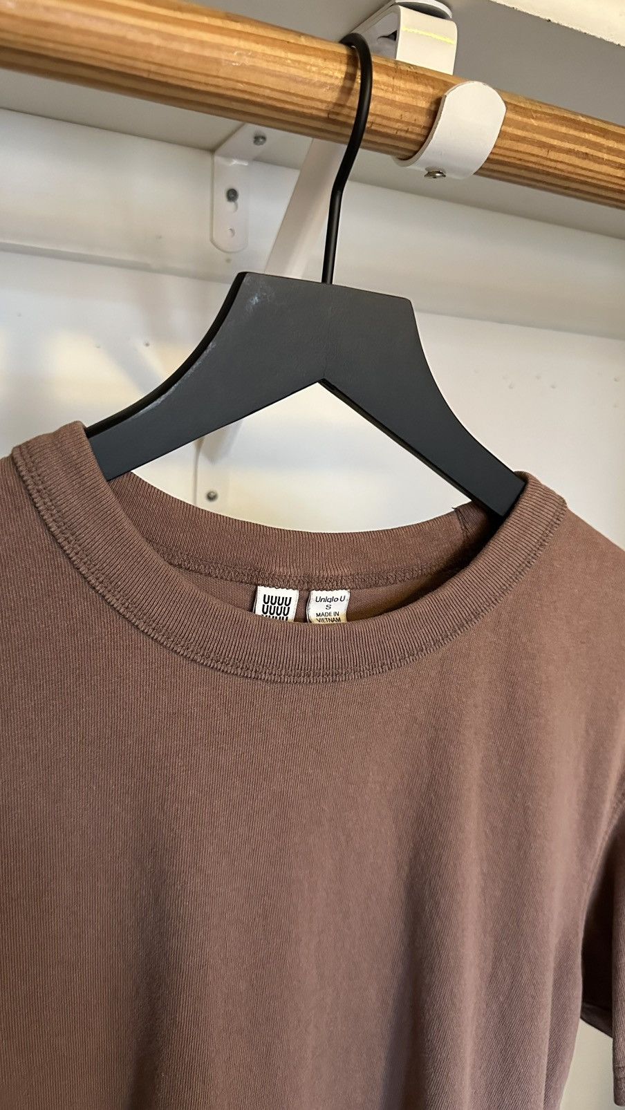 Uniqlo Rose Grey / Dimgrey Uniqlo Boxy Heavyweight T Shirt Size US S / EU 44-46 / 1 - 2 Thumbnail