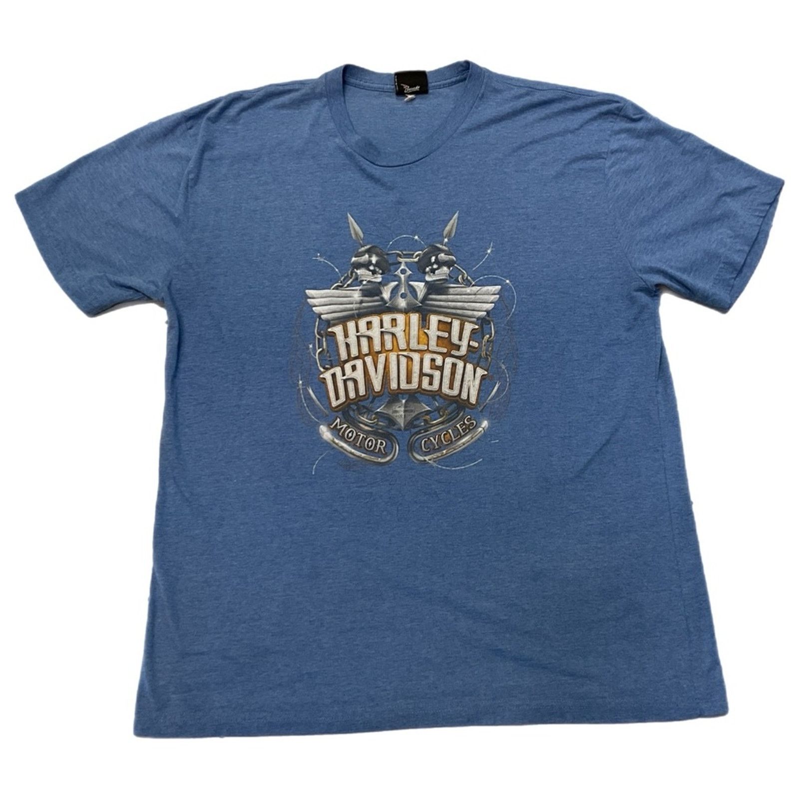 Harley Davidson Harley-Davidson Corpus Christi Texas Blue T-Shirt Size US XXL / EU 58 / 5 - 1 Thumbnail