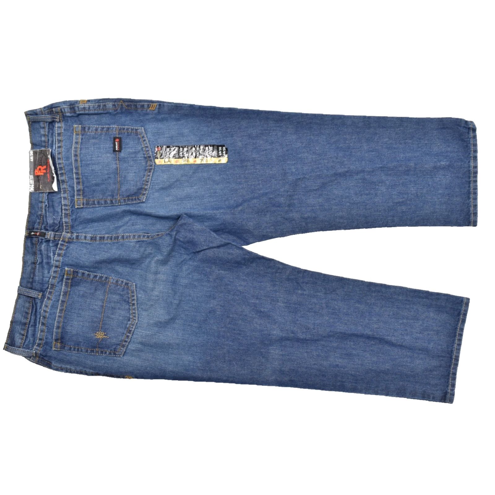 Ariat Ariat FR M4 Low Rise Boot Cut Flame Resistant Jeans Men's 48x30 Blue Denim NWT Size US 32 / EU 48 - 2 Thumbnail