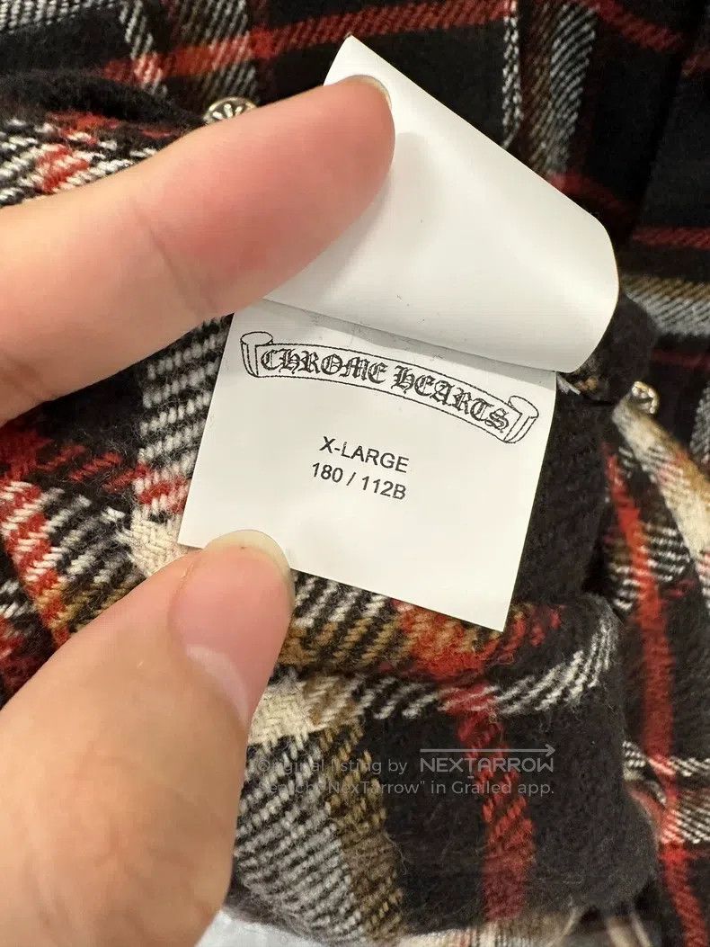 Chrome Hearts Chrome Hearts Size XL Flannel black and red plaid Workdog s Size US XL / EU 56 / 4 - 6 Thumbnail