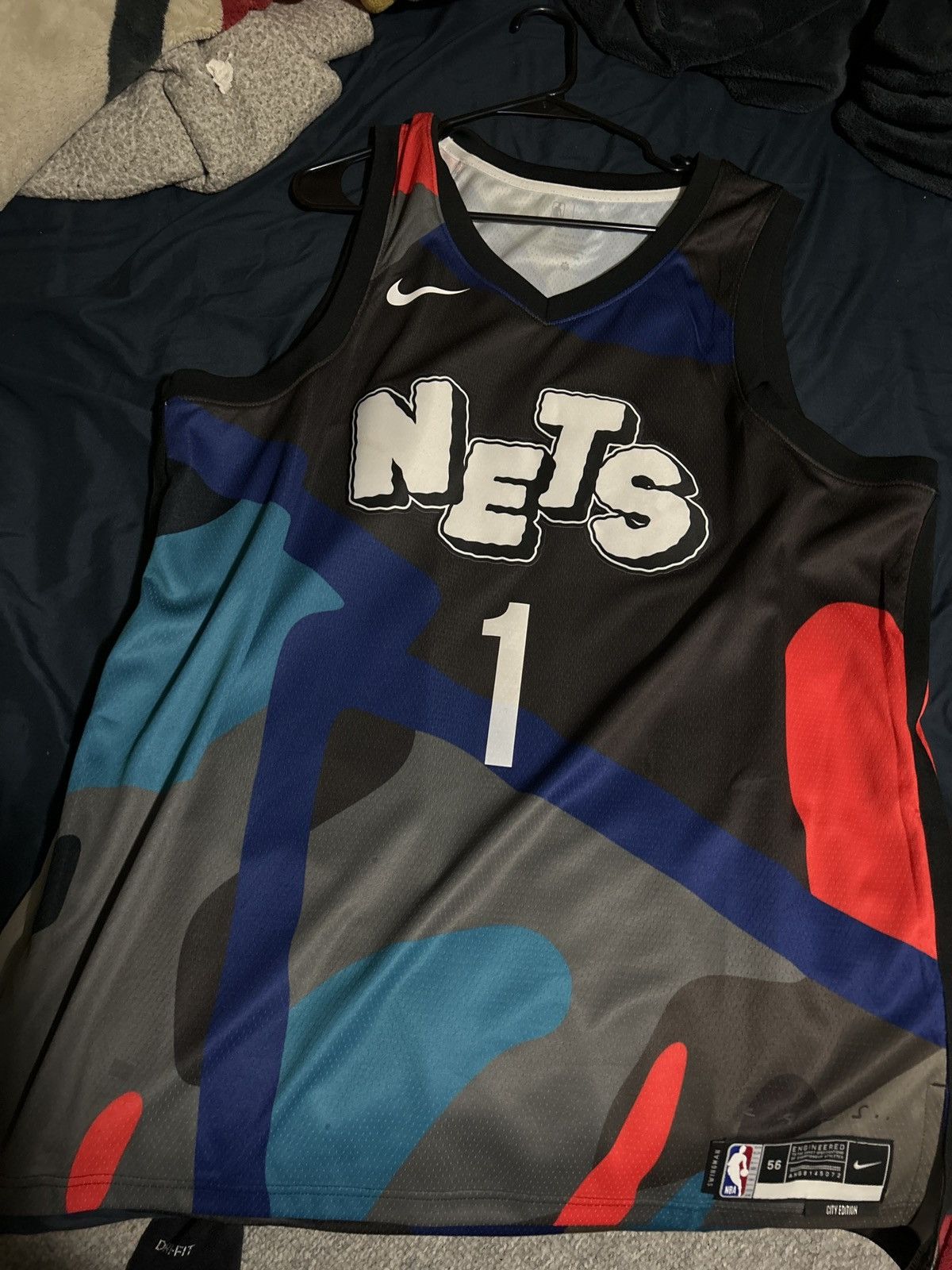 Kaws Kaws NBA Mikal Bridges 2XL jersey Size US XXL / EU 58 / 5 - 4 Thumbnail