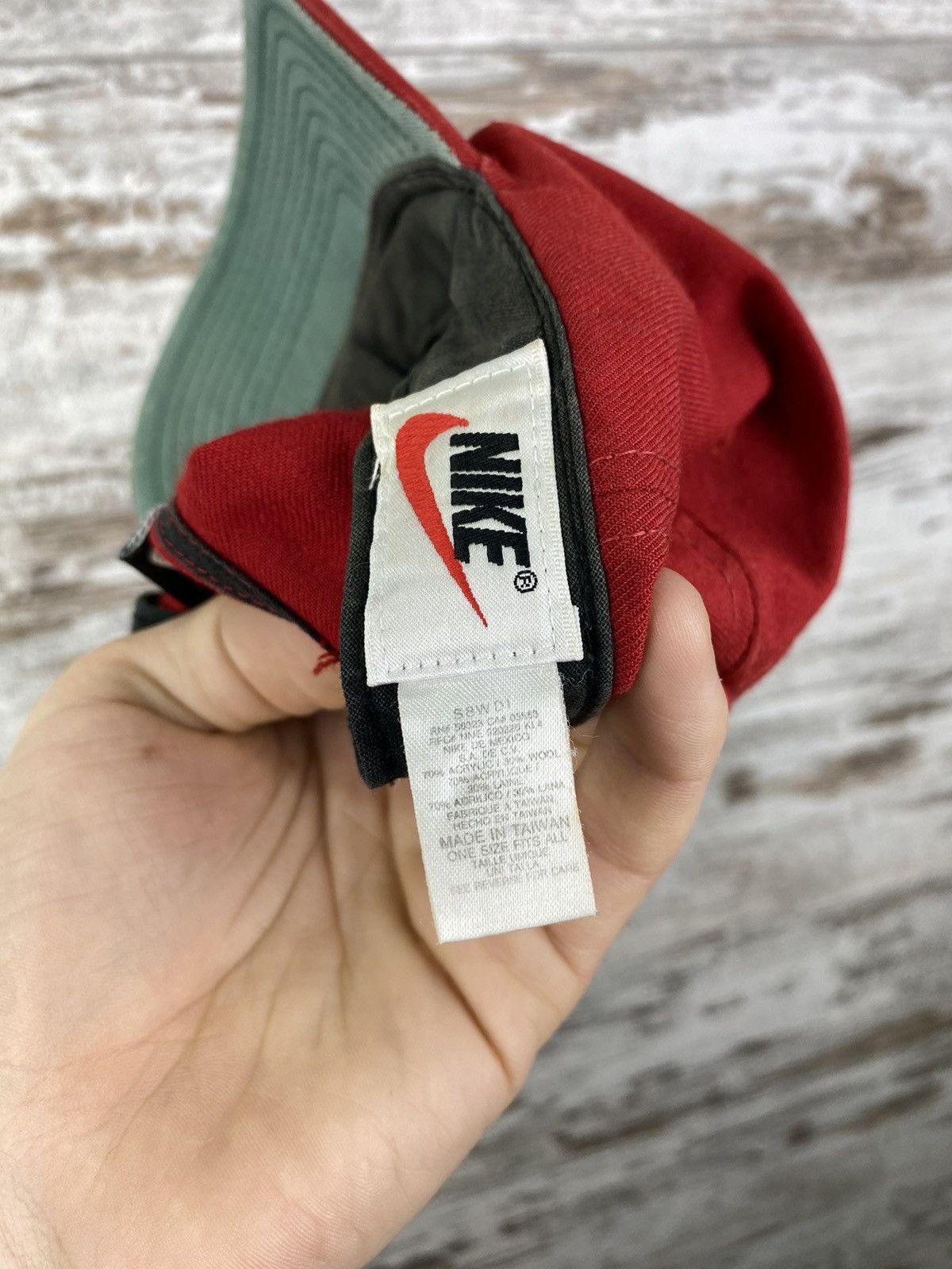 Nike × Vintage Mens Vintage Nike big logo hats cap hat y2k rare swoosh acg Size ONE SIZE - 10 Thumbnail