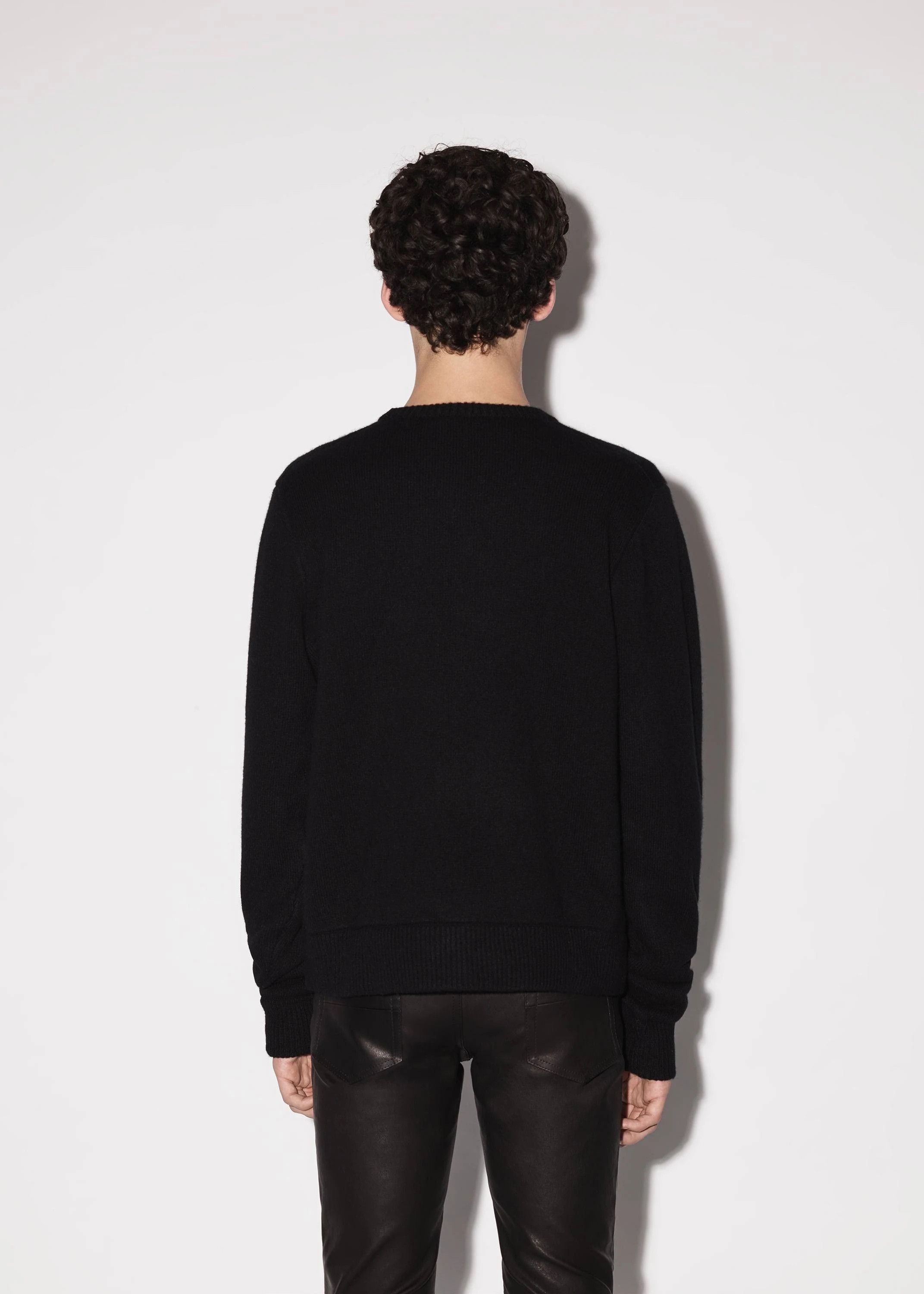 Amiri o1gr1nt1024 Crewneck Sweatshirt in Black Size US S / EU 44-46 / 1 - 2 Thumbnail