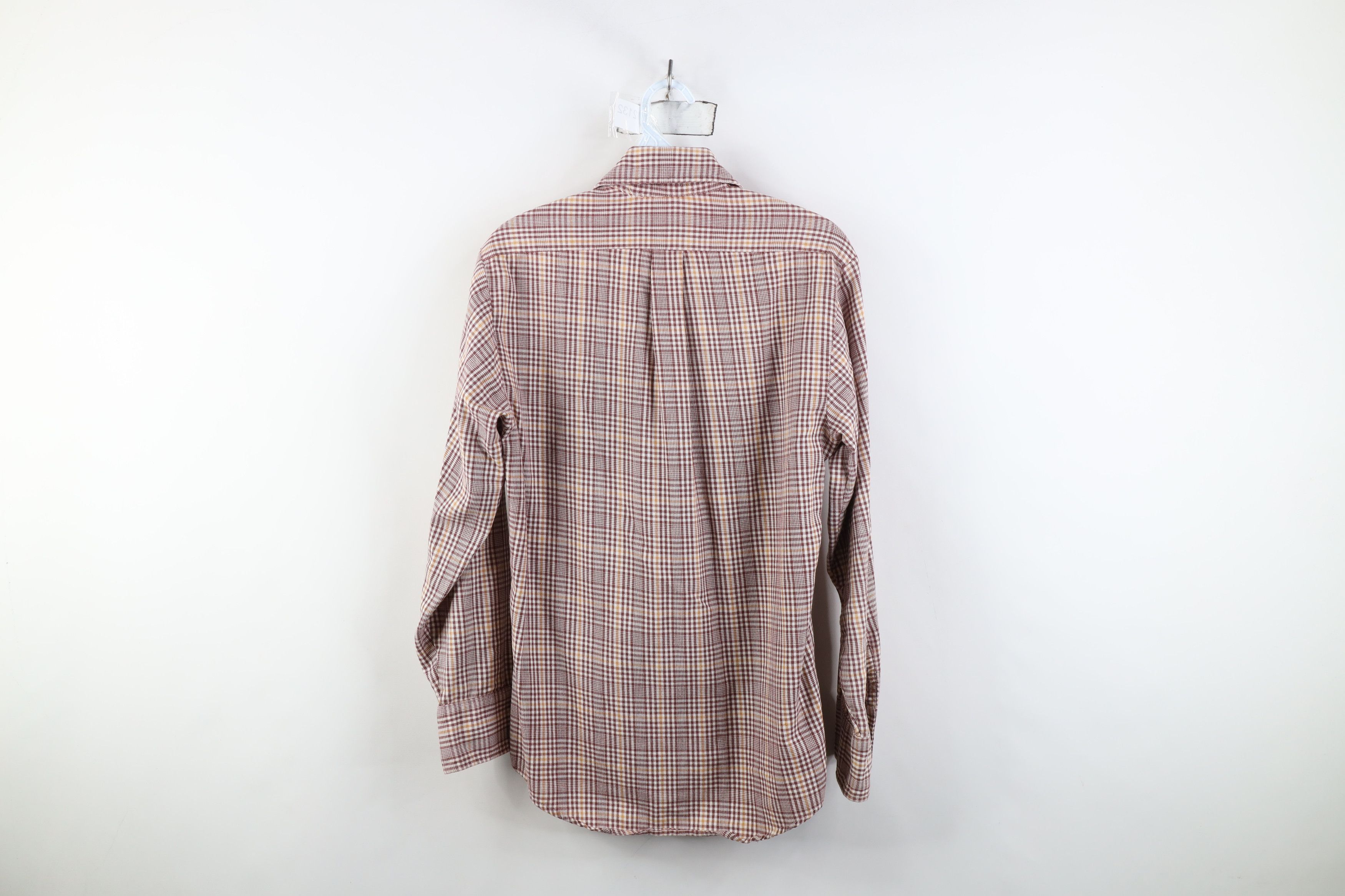 Vintage Vintage 60s 70s Streetwear Collar Flannel Button Shirt Size US S / EU 44-46 / 1 - 10 Thumbnail